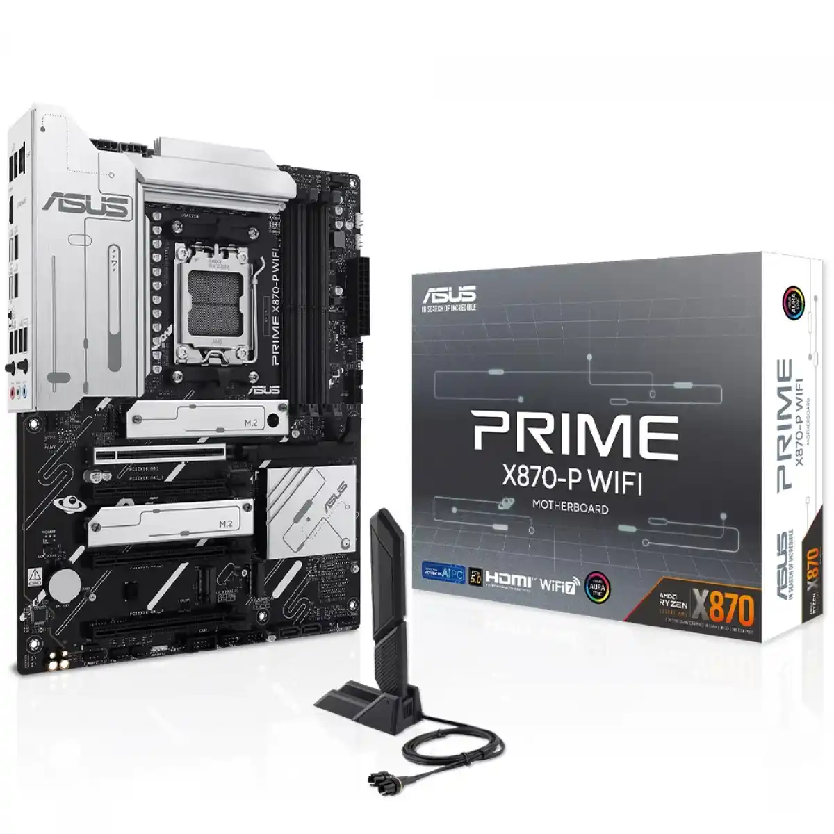 Image from Ofertas Terabyte!: 🔧 Placa-mãe ASUS Prime X870-P Wi-Fi | Chipset X870, DDR5, ATX, AM5 💰...