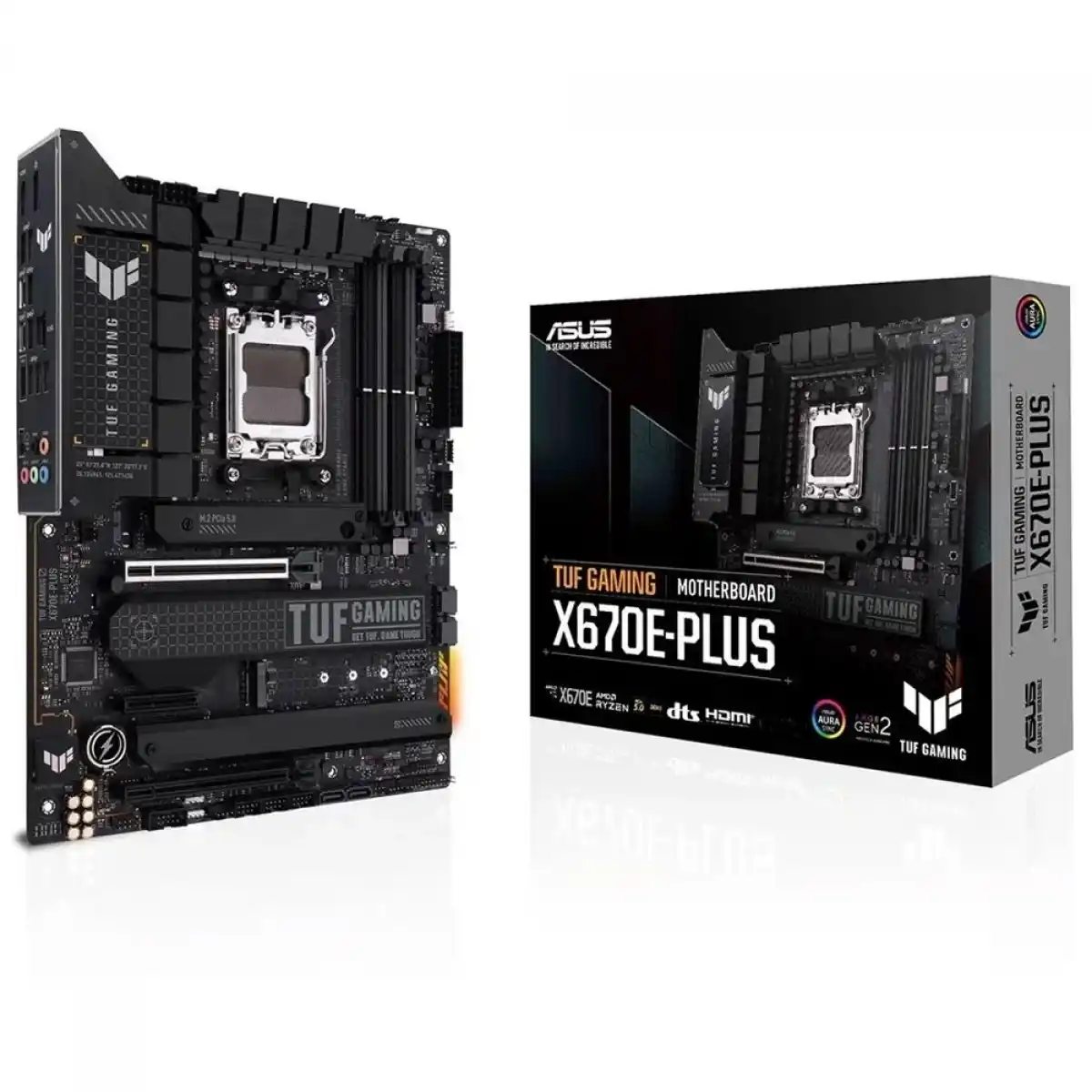 Image from Ofertas Terabyte!: 🔧 Placa-mãe ASUS TUF Gaming X670E-PLUS | Chipset X670, DDR5, ATX, AM5...
