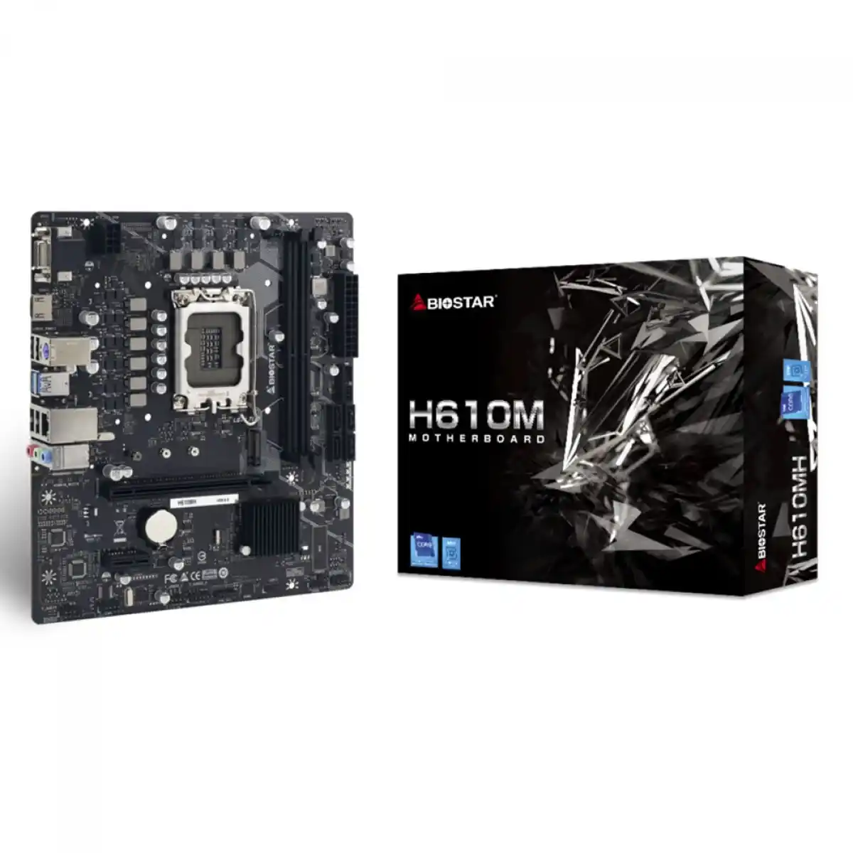 Image from Ofertas Terabyte!: 🔧 Placa-mãe Biostar H610MH | Chipset H610, DDR4, mATX 💰 R$369,90 👉 ...