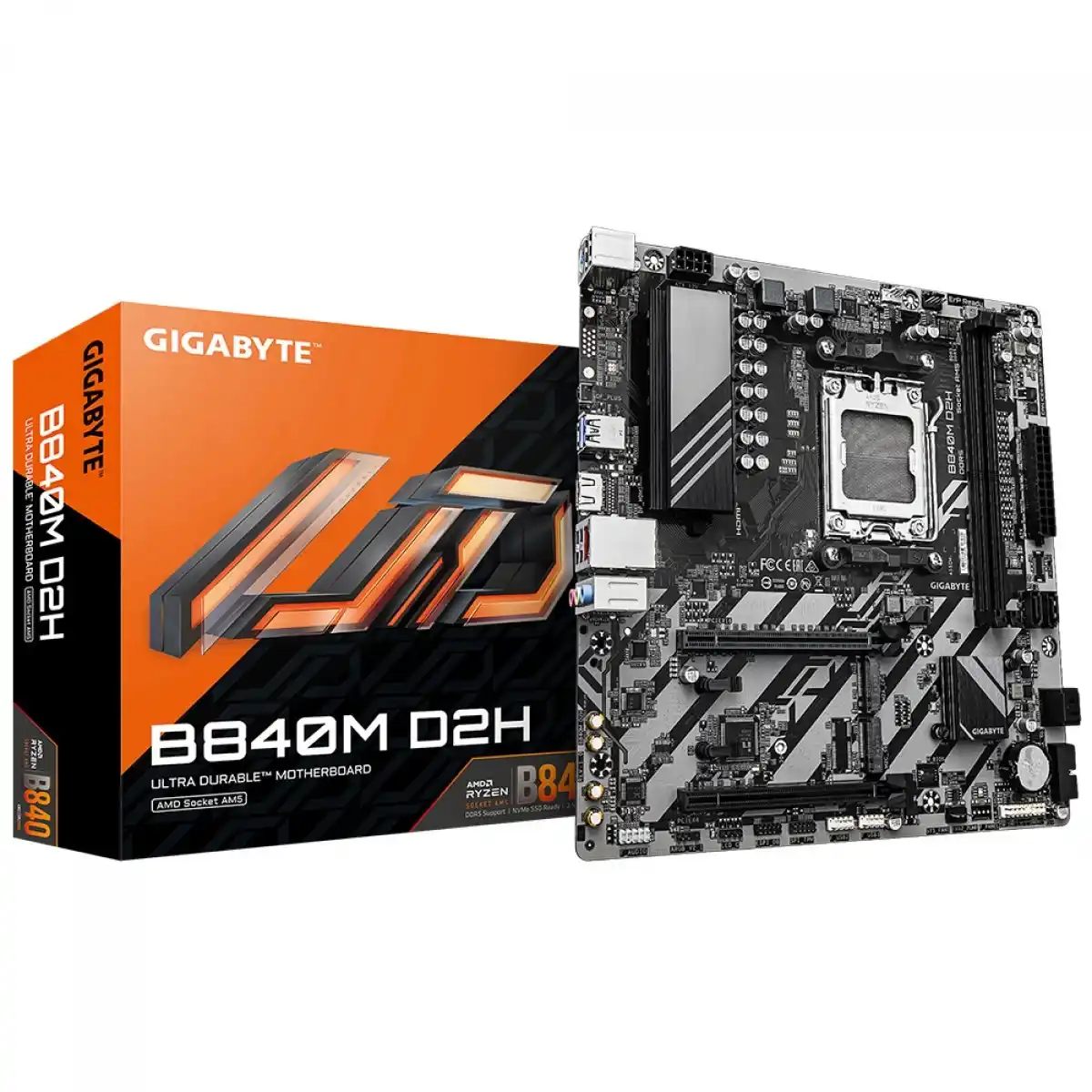 Image from Ofertas Terabyte!: 🖥️ Placa-Mãe Gigabyte B840M D2H DDR5 Chipset B840, AM5, formato mATX ...