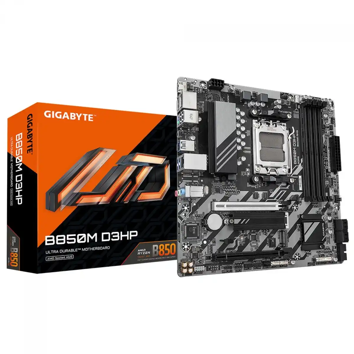Image from Ofertas Terabyte!: 🖥️ Placa-Mãe Gigabyte B850M DSHp DDR5 Chipset B850, formato mATX com ...
