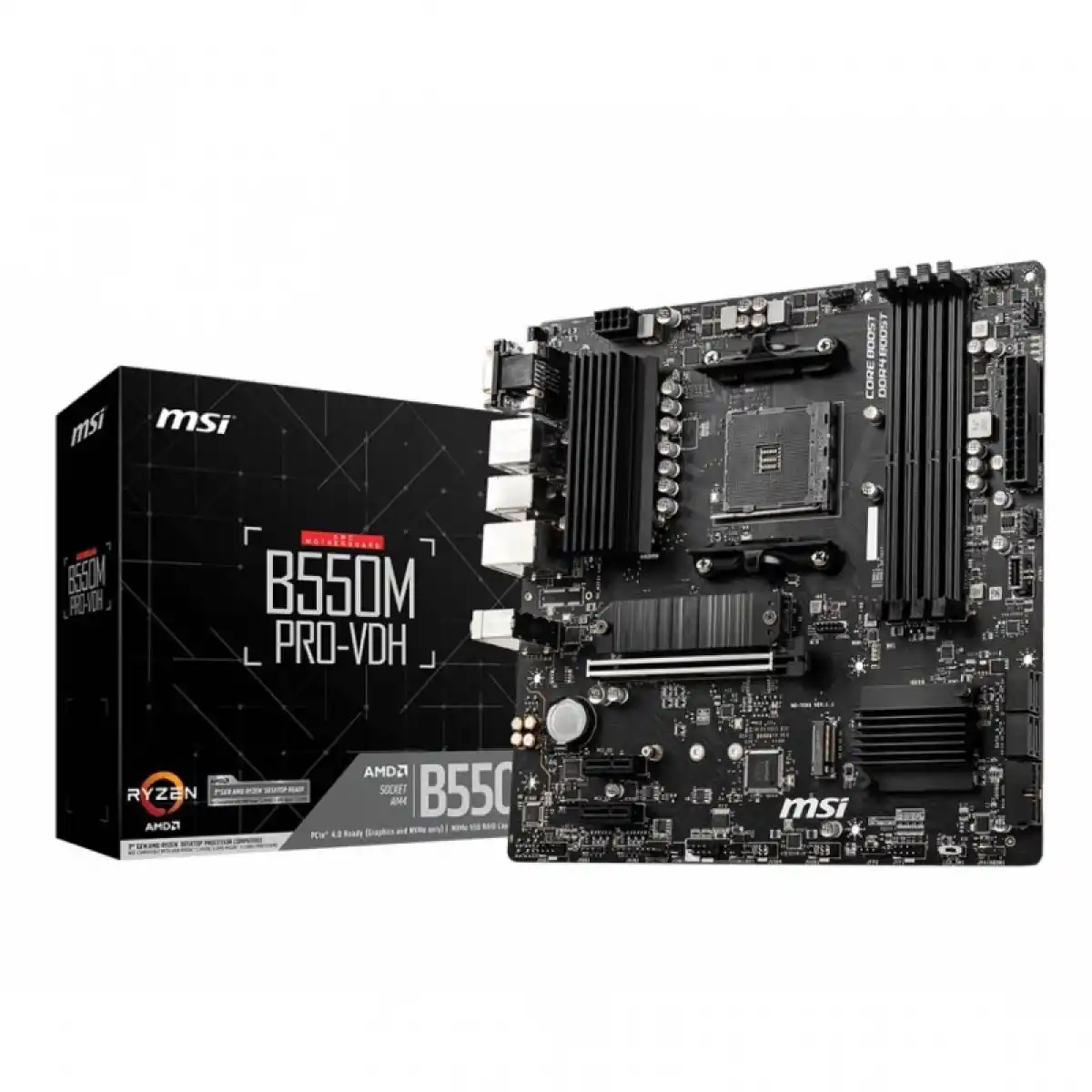 Image from Ofertas Terabyte!: 🔧 Placa-mãe MSI B550M PRO-VDH | Chipset B550, DDR4, mATX 💰 R$629,90 ...
