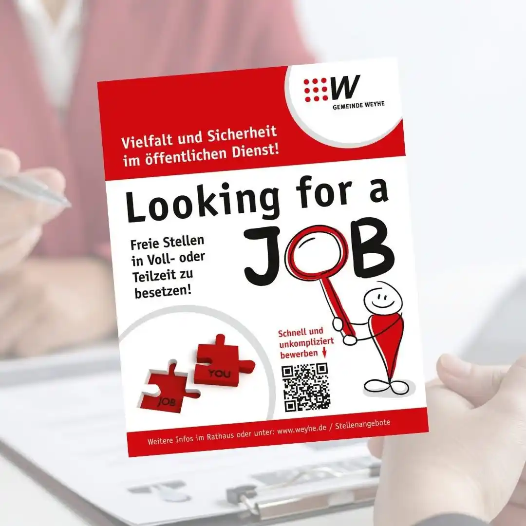 Image from Gemeinde Weyhe: +++ Freie Stellen zu besetzen +++ Wenn du die Zeit bis zum Ausbildung...