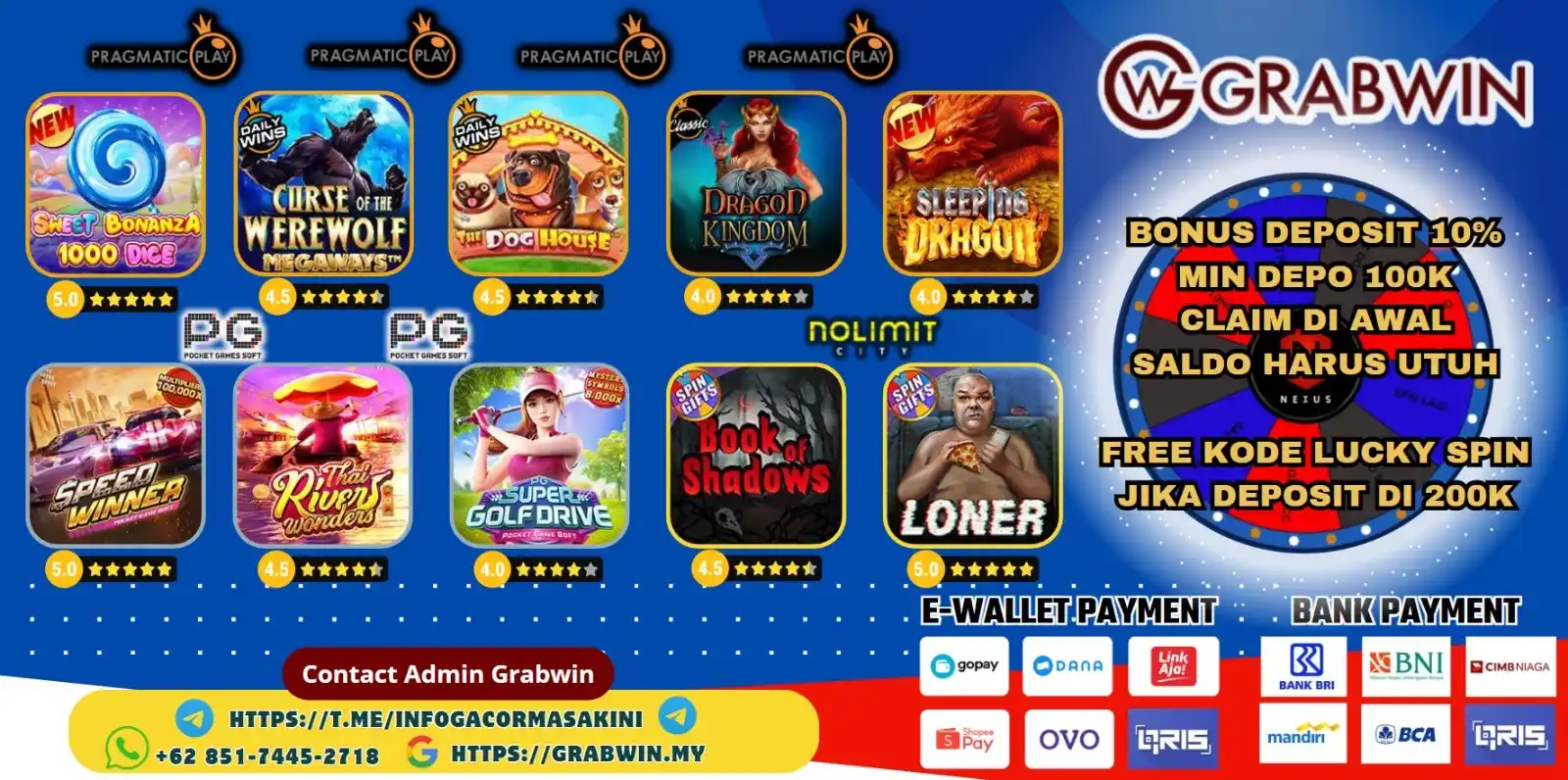 Image from GRABWIN OFFICIAL: 🎰POLA GAME GACOR SESI 3🎰 📆31 - 01 JUNI 2025📆 🕐22:00 - 13:00 WIB🕕...