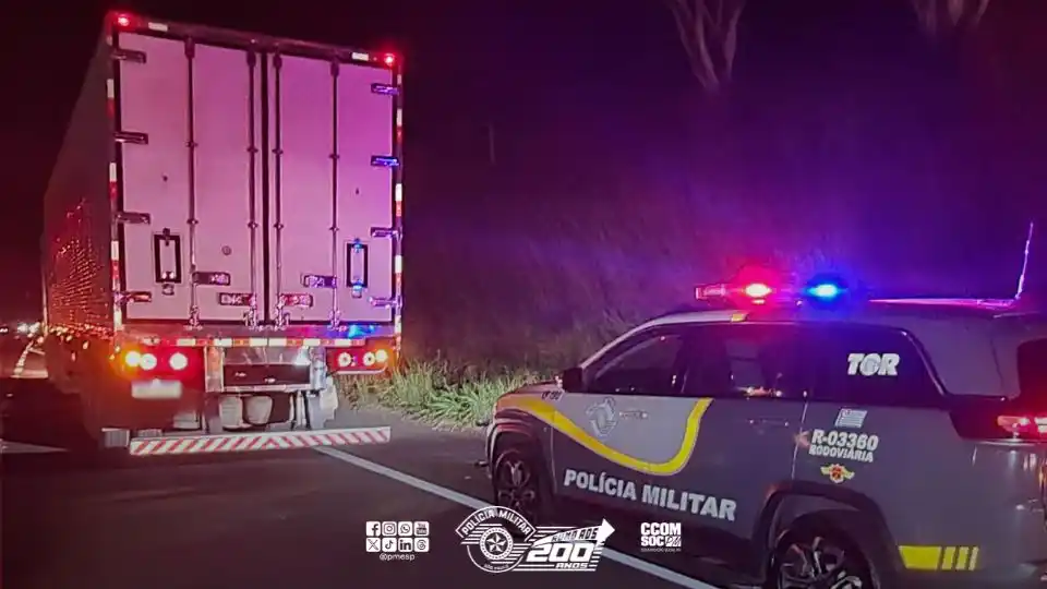 Image from Polícia Militar do Estado de São Paulo: *Policiamento Rodoviário recupera carga de carne avaliada em R$ 818 mi...
