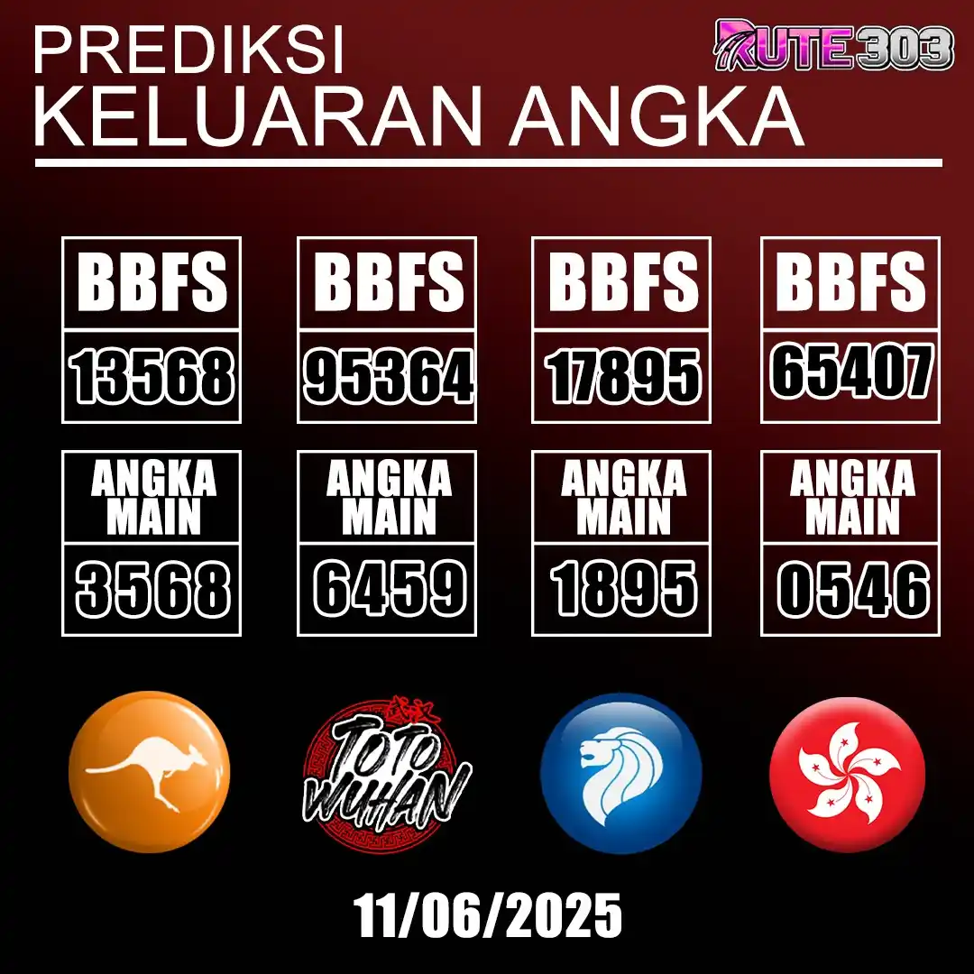 Image from Info Situs Slot Gacor Terpercaya x RUTE303 ⚡: Prediksi Pasaran 11 Juni 2025 Rute303 🥰 Link Main : https://rutebeer....
