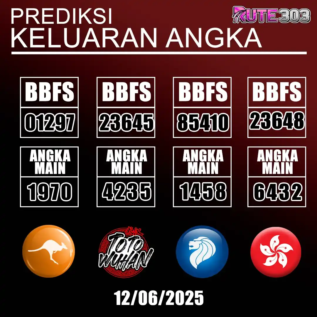 Image from Info Situs Slot Gacor Terpercaya x RUTE303 ⚡: Prediksi Pasaran 12 Juni 2025 Rute303 🥰 Link Main : https://rutebeer....