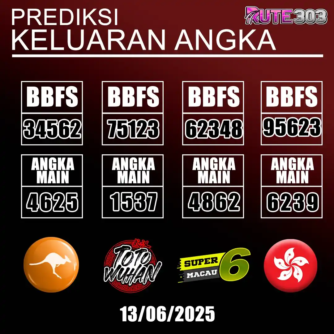 Image from Info Situs Slot Gacor Terpercaya x RUTE303 ⚡: Prediksi Pasaran 13 Juni 2025 Rute303 🥰 Link Main : https://rutebeer....