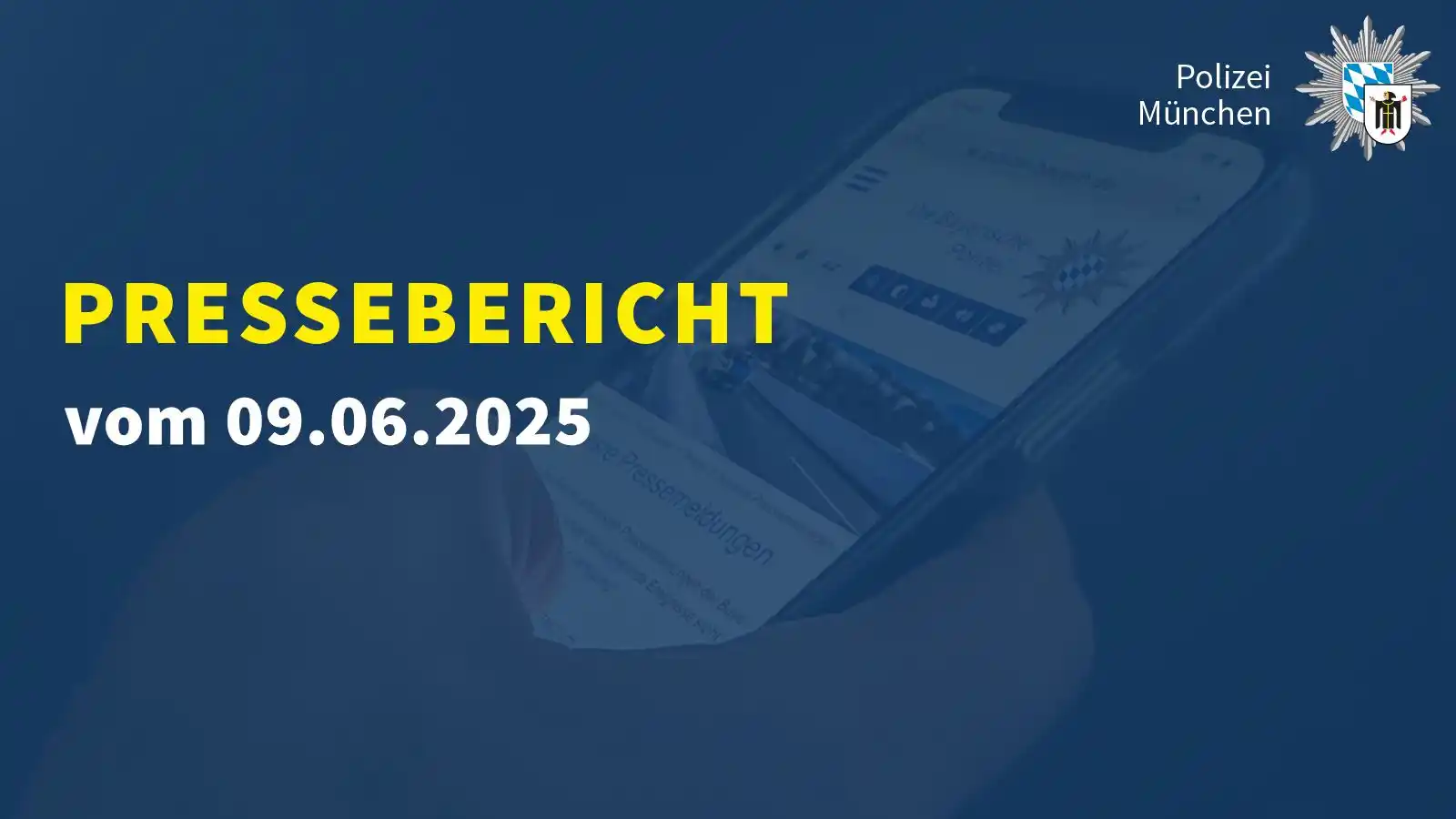 Image from Polizei München: *Pressebericht - 09.06.2025* Am Sonntag wurde eine 76-Jährige mit meh...
