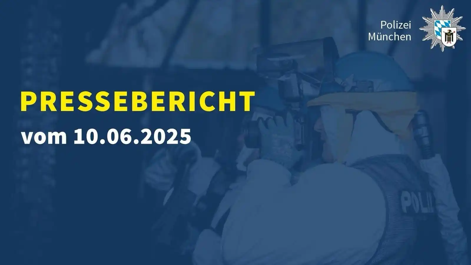 Image from Polizei München: *Pressebericht - 10.06.2025* Am Samstag Morgen stand ein Pkw in der N...