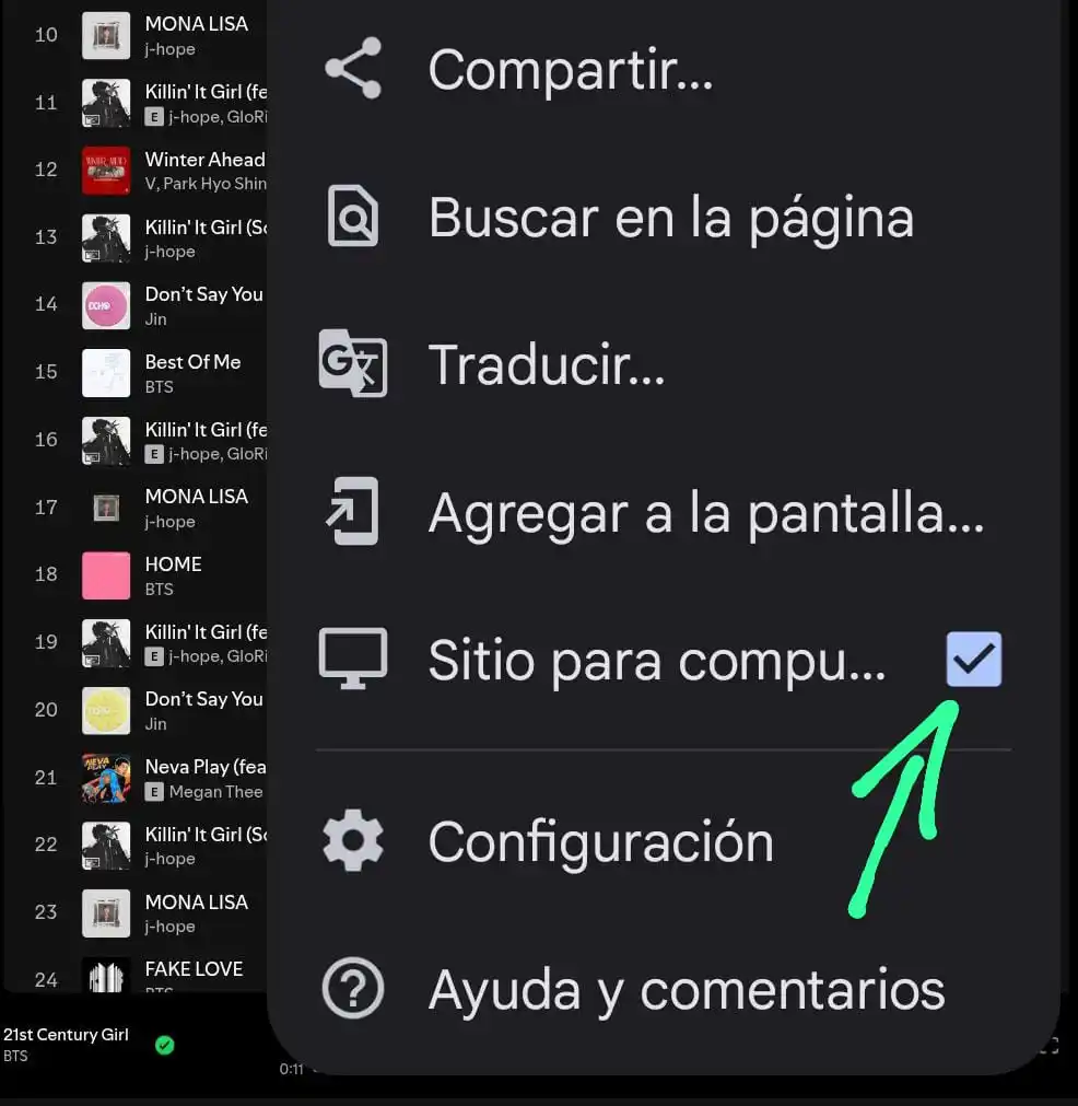 Image from ONLY BTS INFO (D-7): Quienes tengan Spotify Gratis/Free abran sus cuentas en la web desde C...