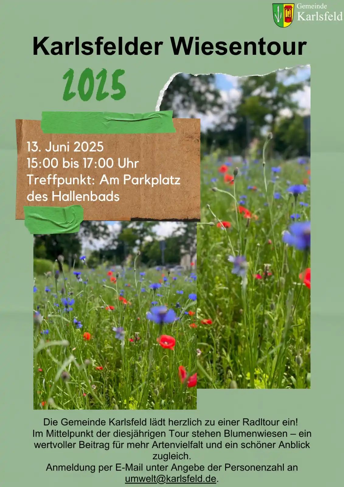 Image from Mein Karlsfeld / vhs Karlsfeld: *Radltour zu Karlsfelds Wiesen* Die Gemeinde Karlsfeld lädt herzlich ...