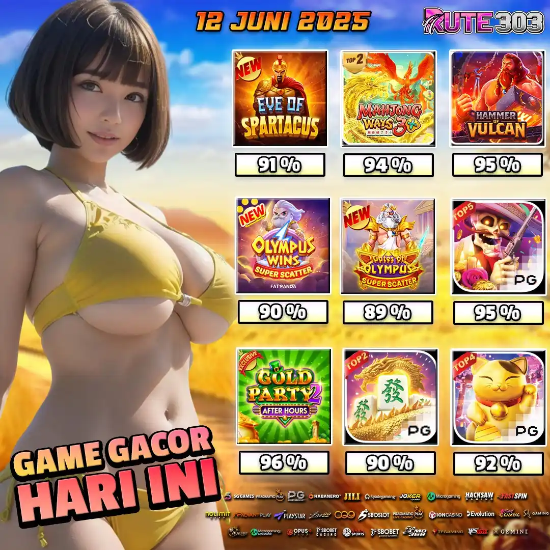 Image from Info Situs Slot Gacor Terpercaya x RUTE303 ⚡: REKOMENDASI GAME GACOR RUTE303 HARI INI Link: https://rutebeer.vip/vi...