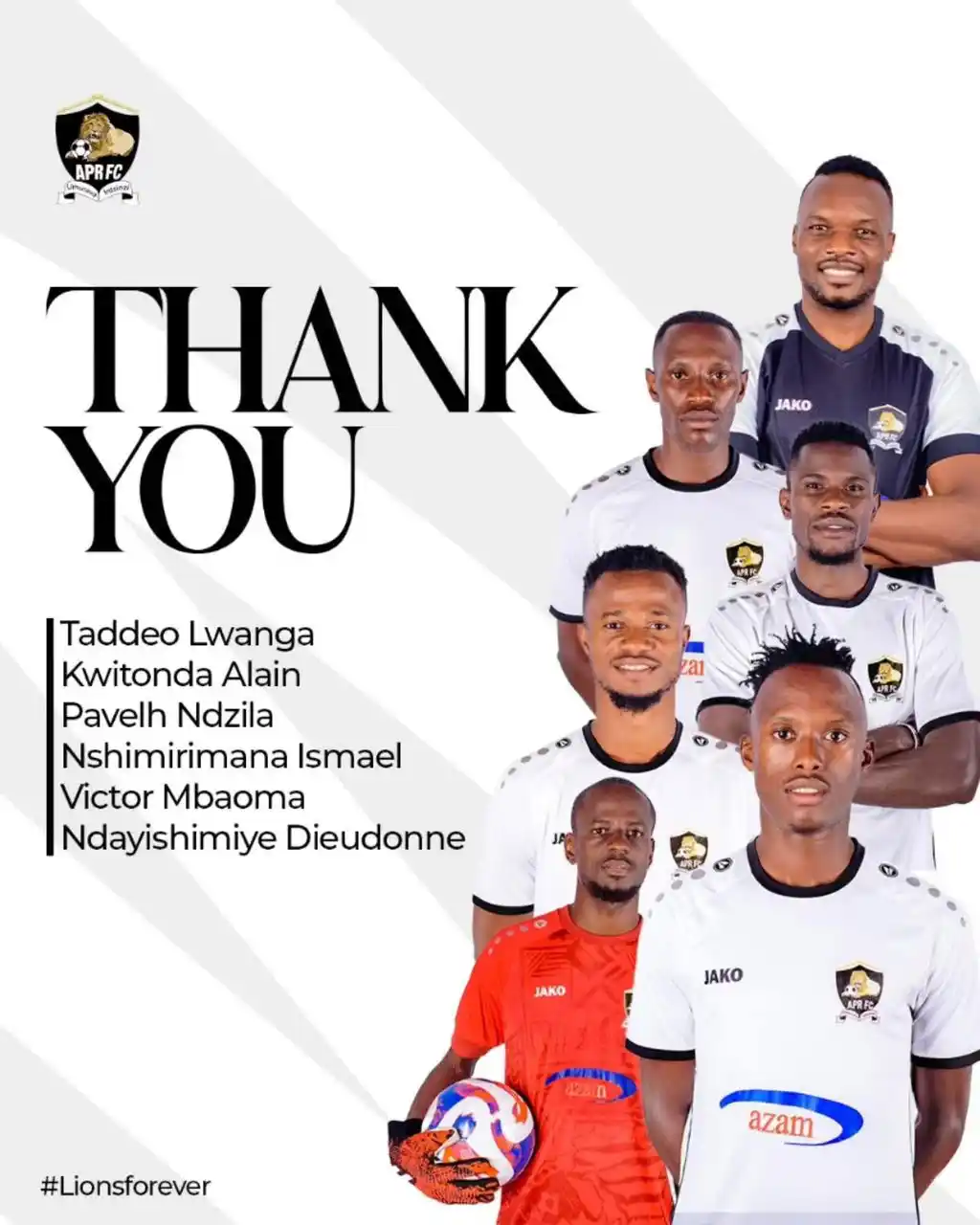 Image from Micky Jnr Channel: ๐จ๐ท๐ผ ๐๐
๐
๐๐๐๐๐: APR FC has announced the departure of six p...