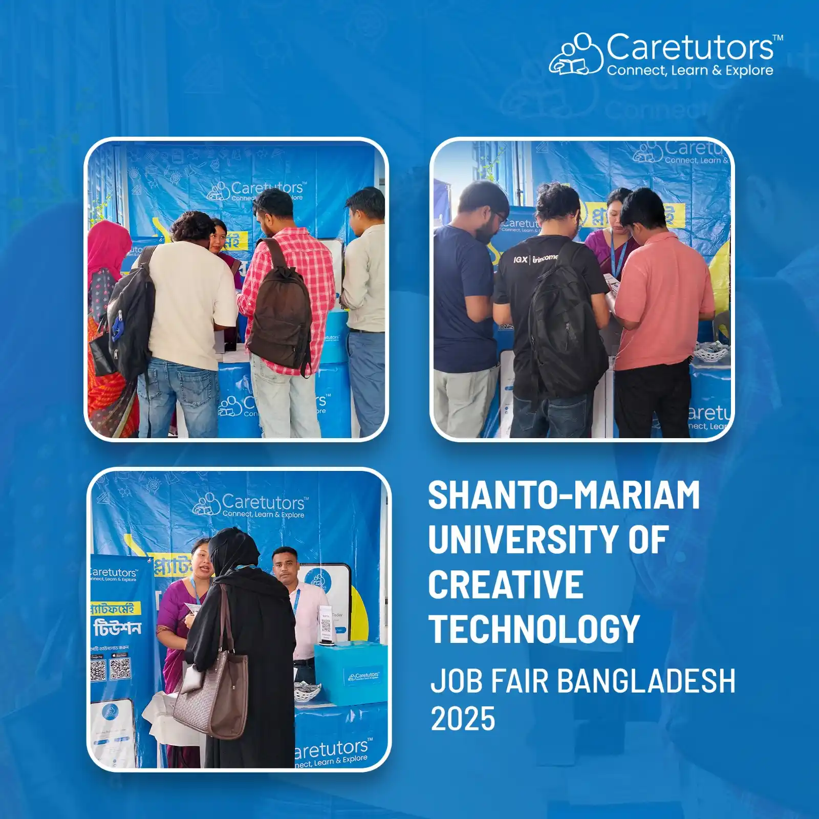 Image from Caretutors: শান্ত-মারিয়াম ইউনিভার্সিটি অব ক্রিয়েটিভ টেকনোলজিতে অনুষ্ঠিত "3rd Int...
