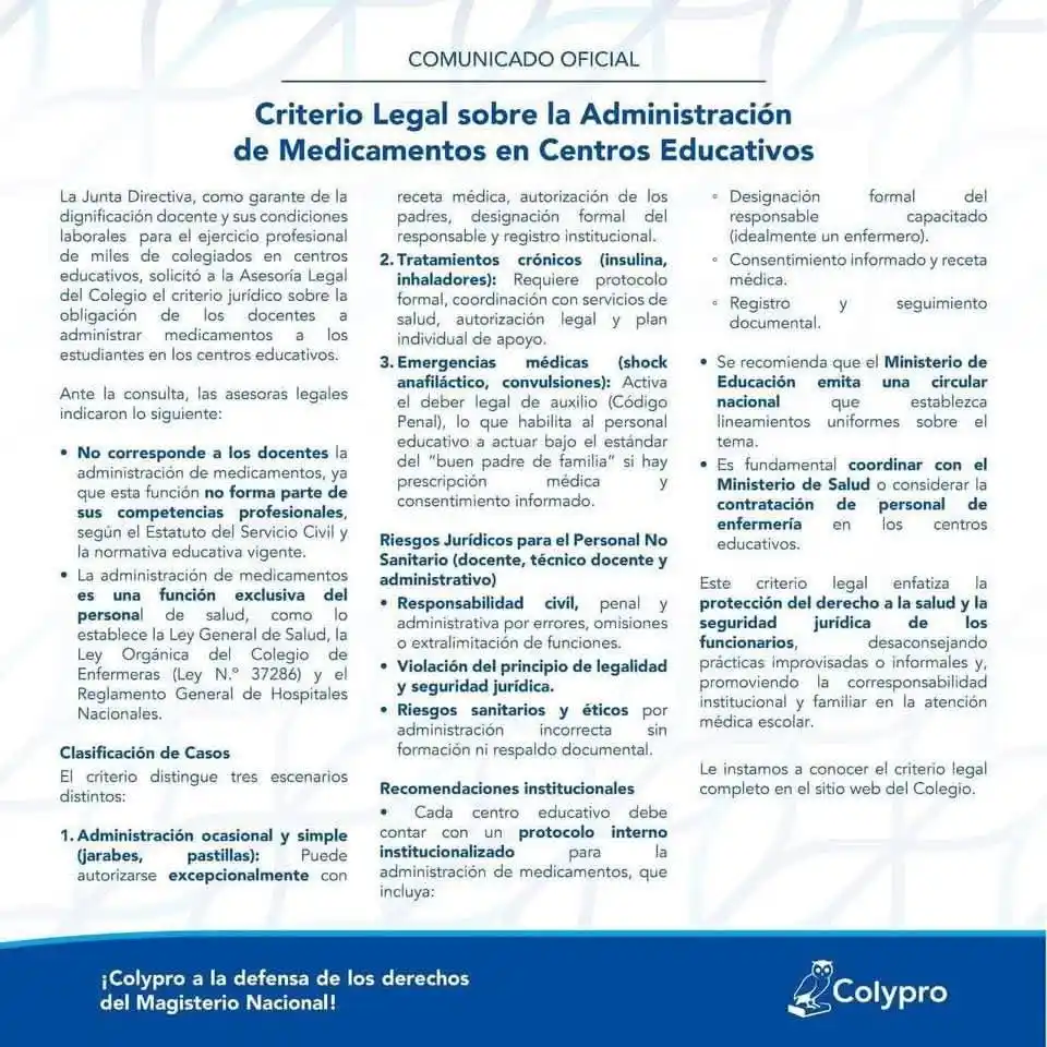 Image from El Conservador CR: Según un comentario compartido en el grupo Docentes CR de Facebook, re...