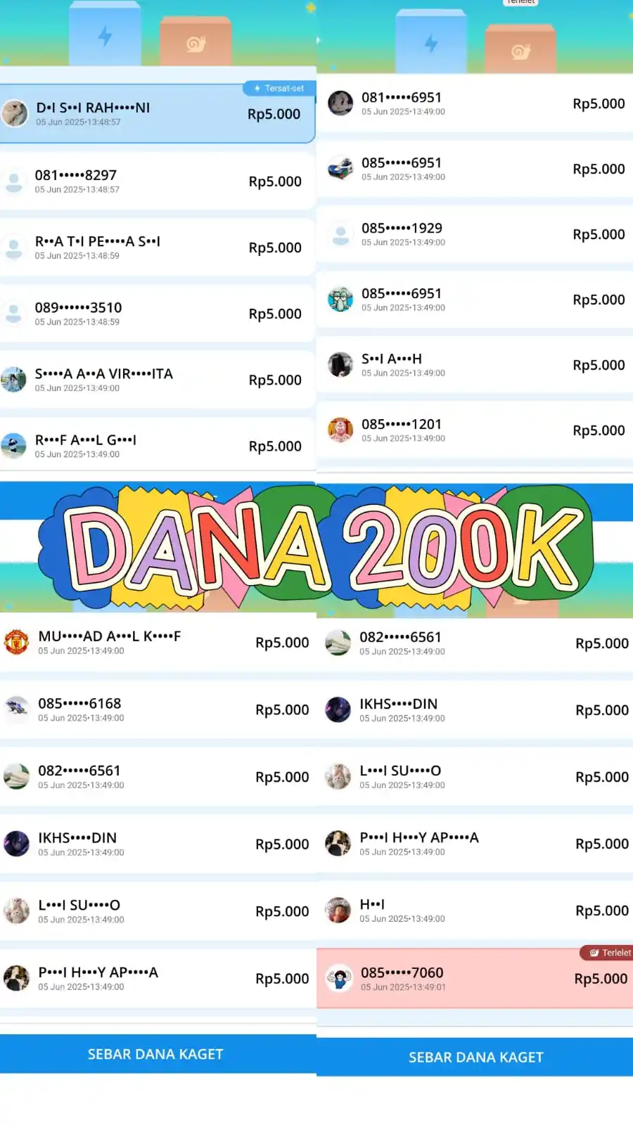 DANA KAGET DAGET BAGI UANG GRATIS CARA DAPAT UANG post