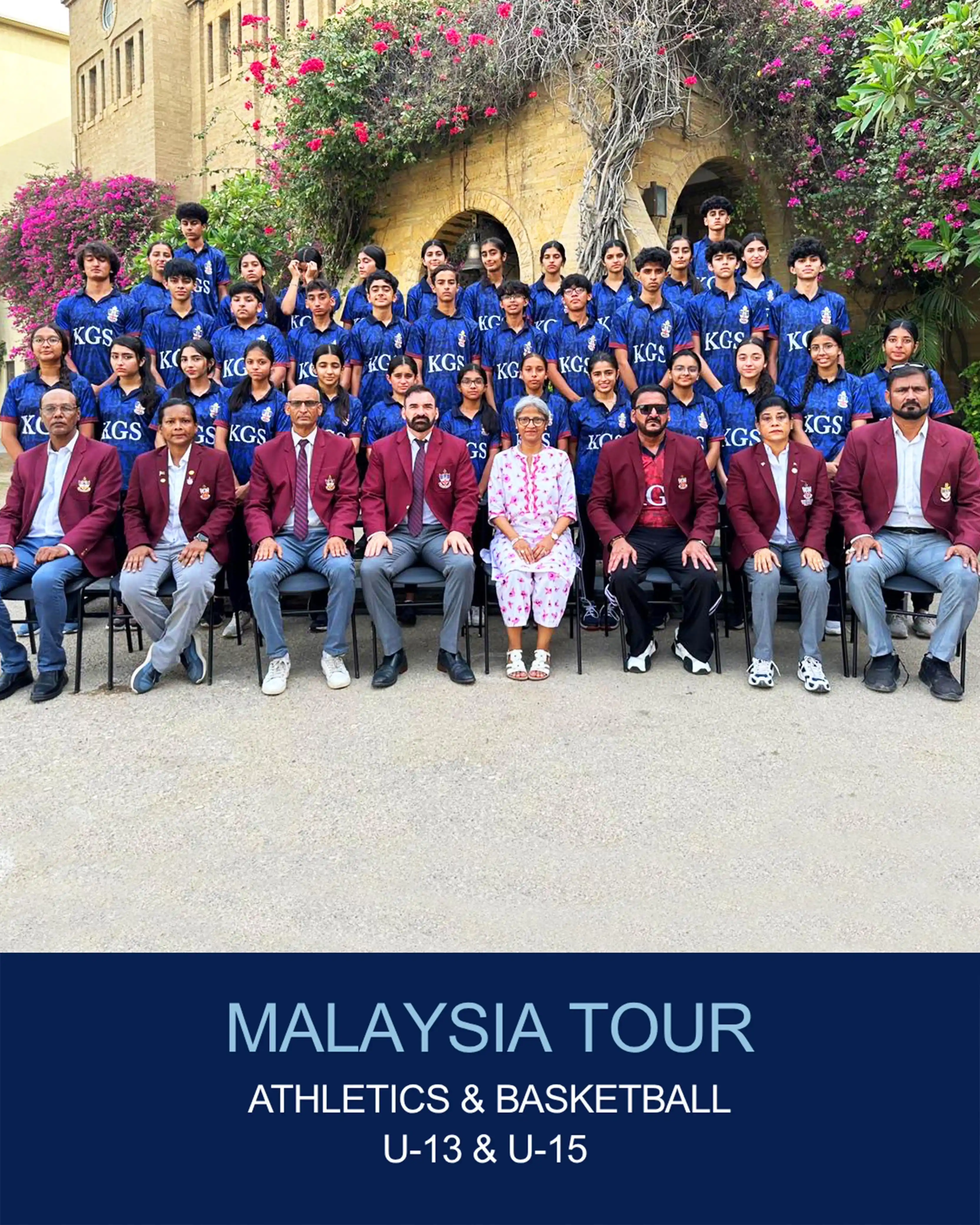 Image from Karachi Grammar School: Sending off our students with warm wishes and wise words from Mrs. Sha...
