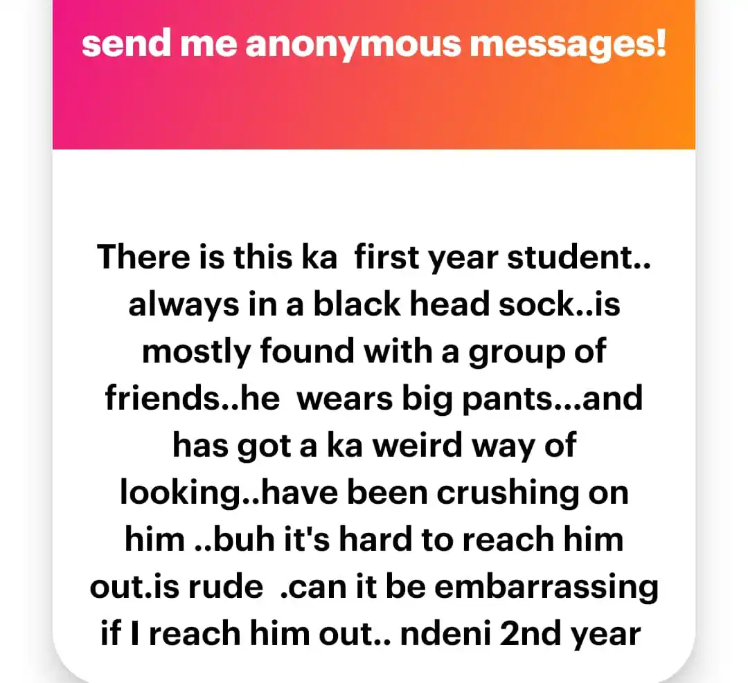 Image from Zed Anonymous Confessions: So iwe at your age fresher is giving you pressure sure? Just tell him ...