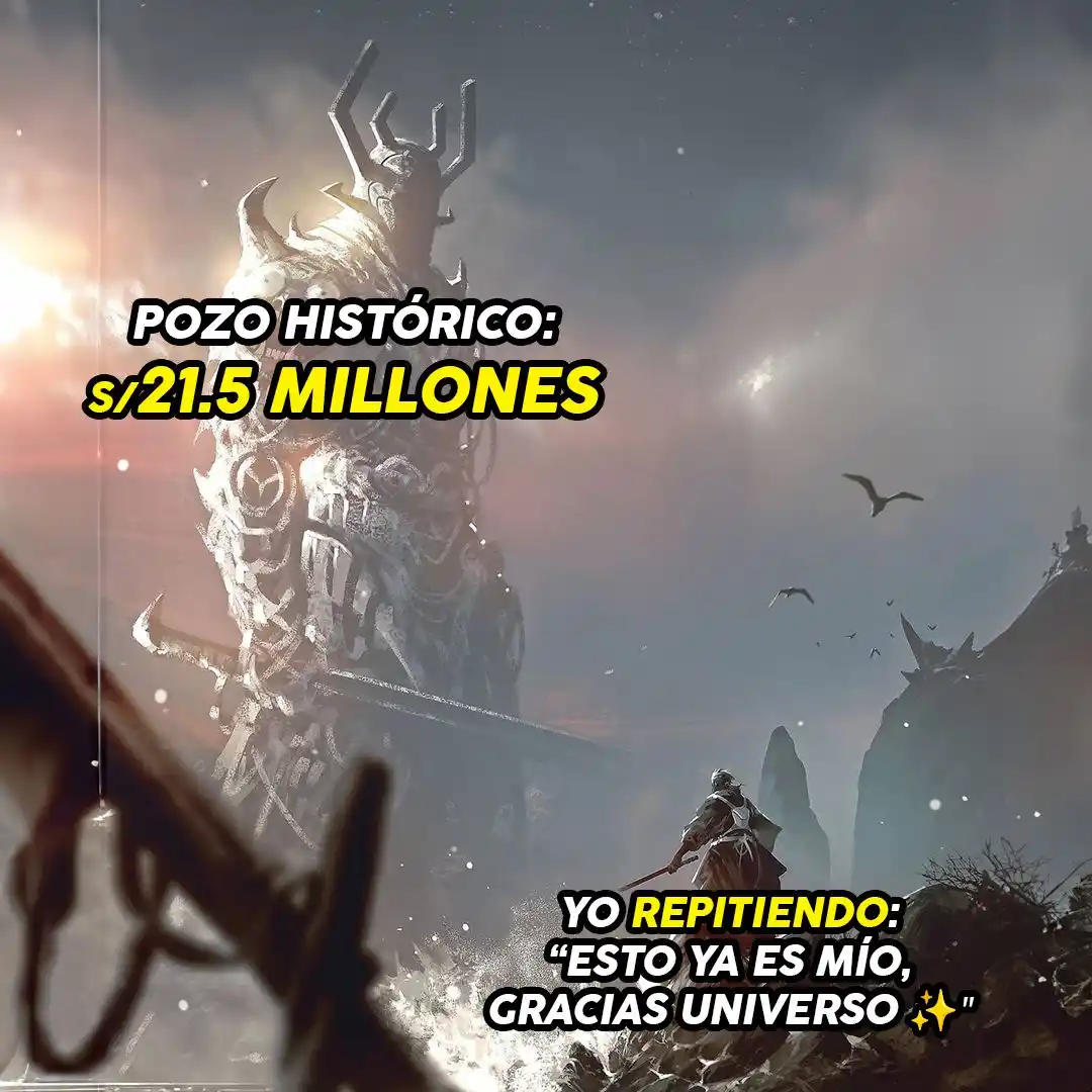 Image from La Tinka: Soy yo y mi boleto de Tinka contra el pozo más grande de la historia. ...
