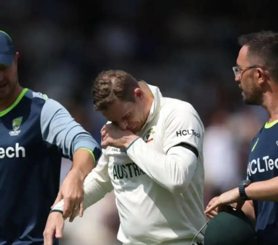 Image from Cricadium🏏: Steve Smith has suffered a compound dislocation of his right little fi...