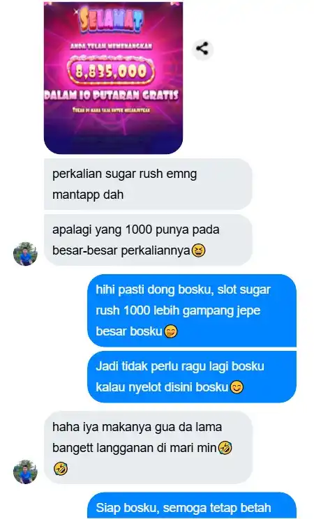 Image from SCATTER HITAM SLOT: *SUGAR RUSHHH EMNG MANTAPPP DAHH*🔥 *YANG 1000 GINI KALAU MUNCULL BEDA...