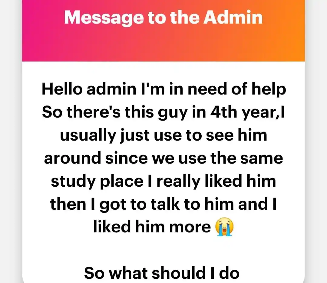 Image from Zed Anonymous Confessions: *Tell him. If he refuse go to the next, simple, ai daddy 🥲*...