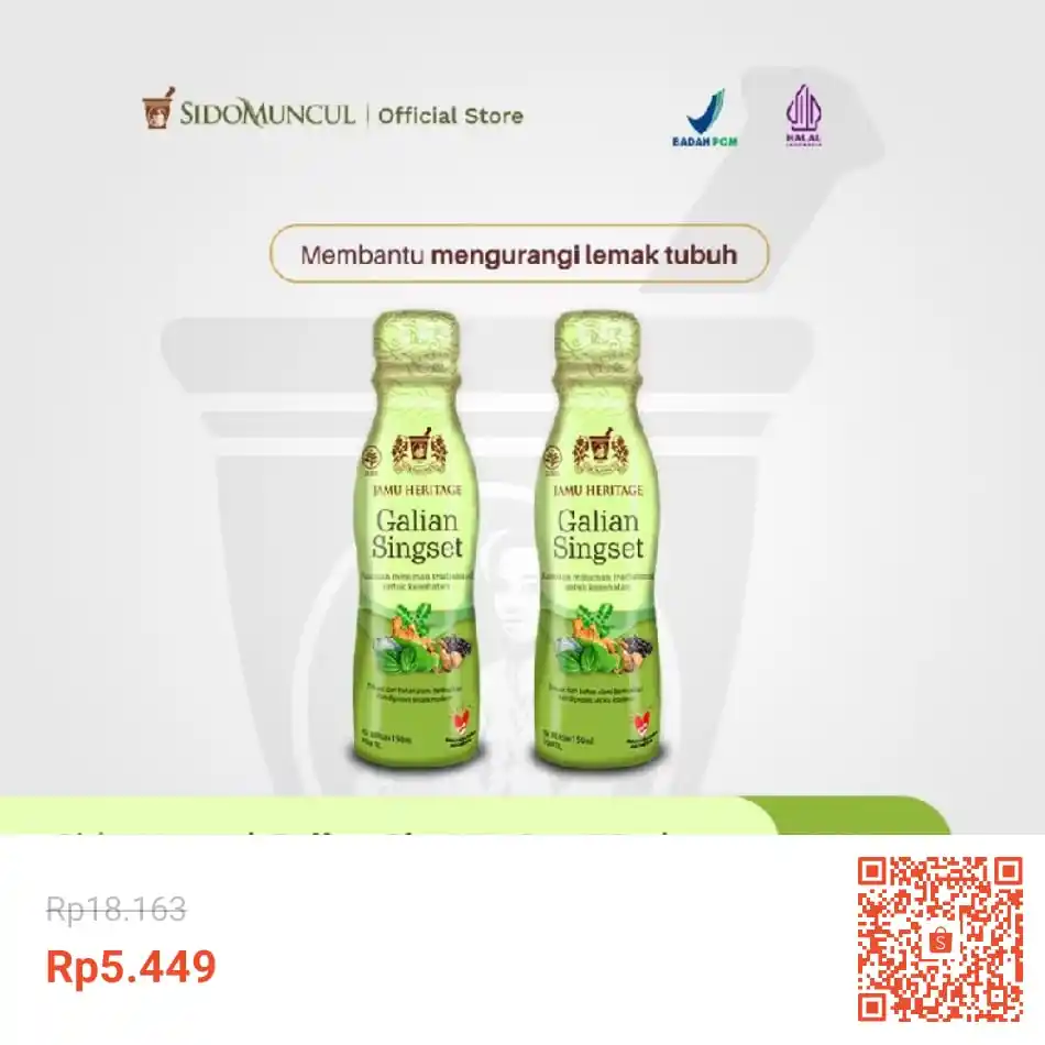 Image from INFO PROMO RACUN SHOPEE DISKON TIKTOK TOKOPEDIA GOJEK GRAB BELAJAR DAGET STICKER GIVEAWAY: Temukan Galian Singset 2x150ml seharga Rp5.449. Dapatkan sekarang juga...