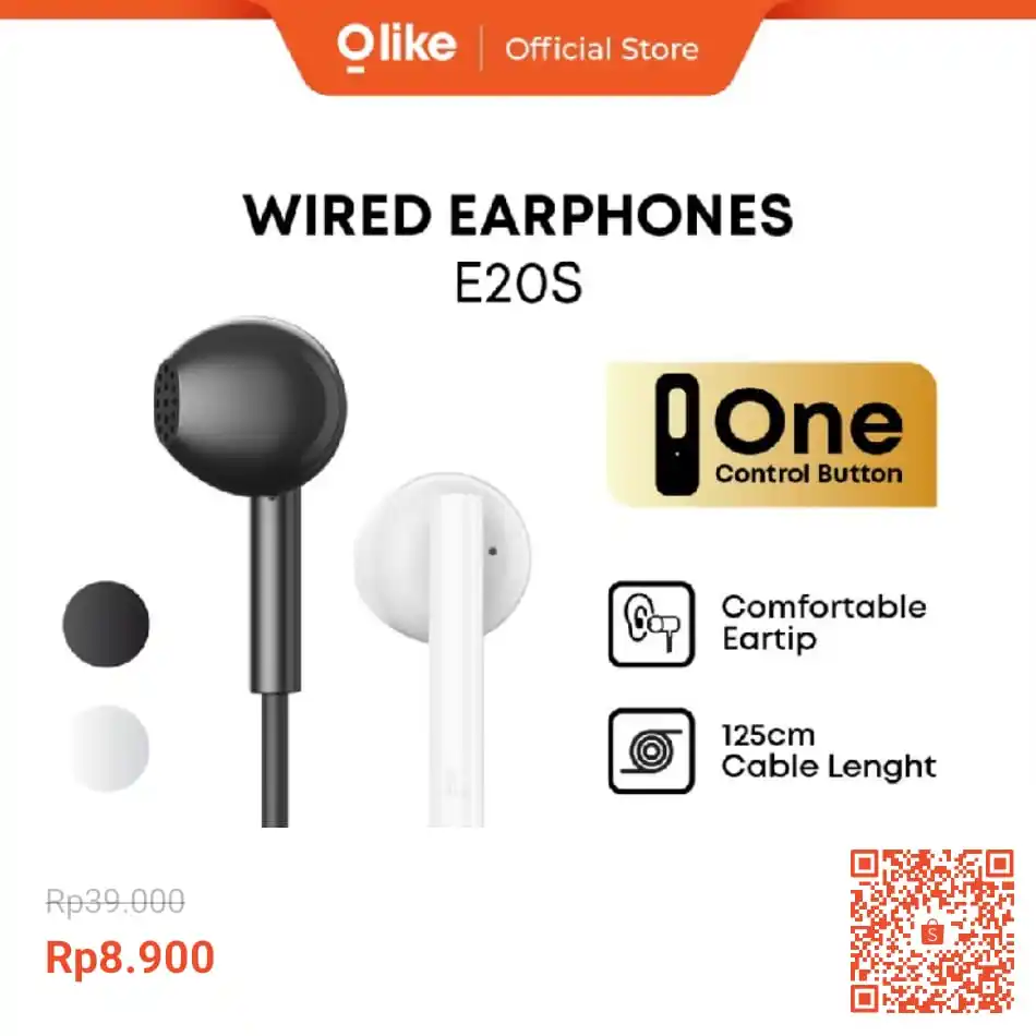 Image from INFO PROMO RACUN SHOPEE DISKON TIKTOK TOKOPEDIA GOJEK GRAB BELAJAR DAGET STICKER GIVEAWAY: Temukan OLIKE HEADSET HANDSFREE 3.5MM WIRED EARPHONE MIC ANDROID IPHON...