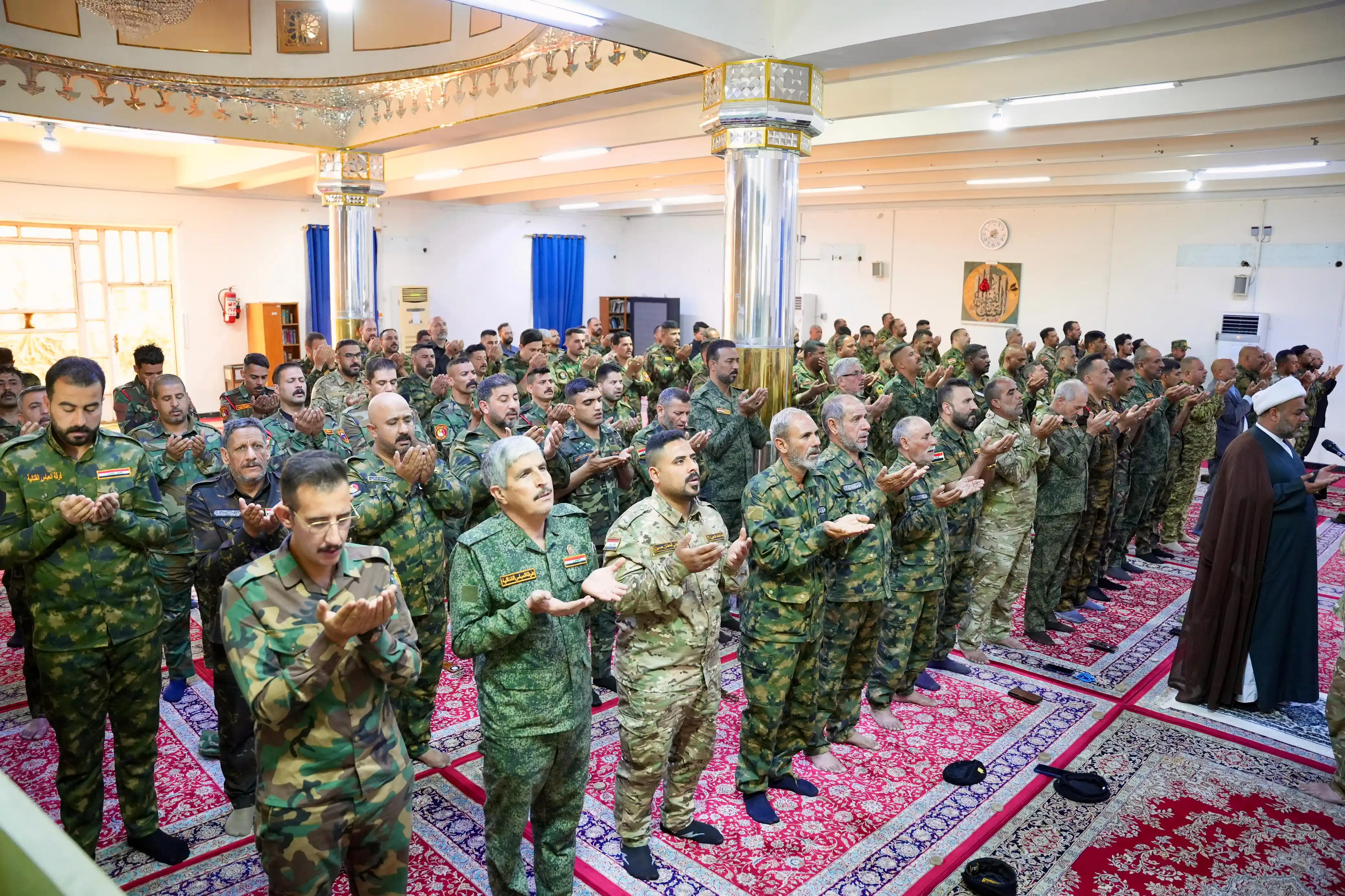 Image from فرقة العباس القتالية/ لواء 26: تغطية خاصة بعيد الأضحى المبارك... فرقة العباس القتالية تقيم صلاة عيد ا...