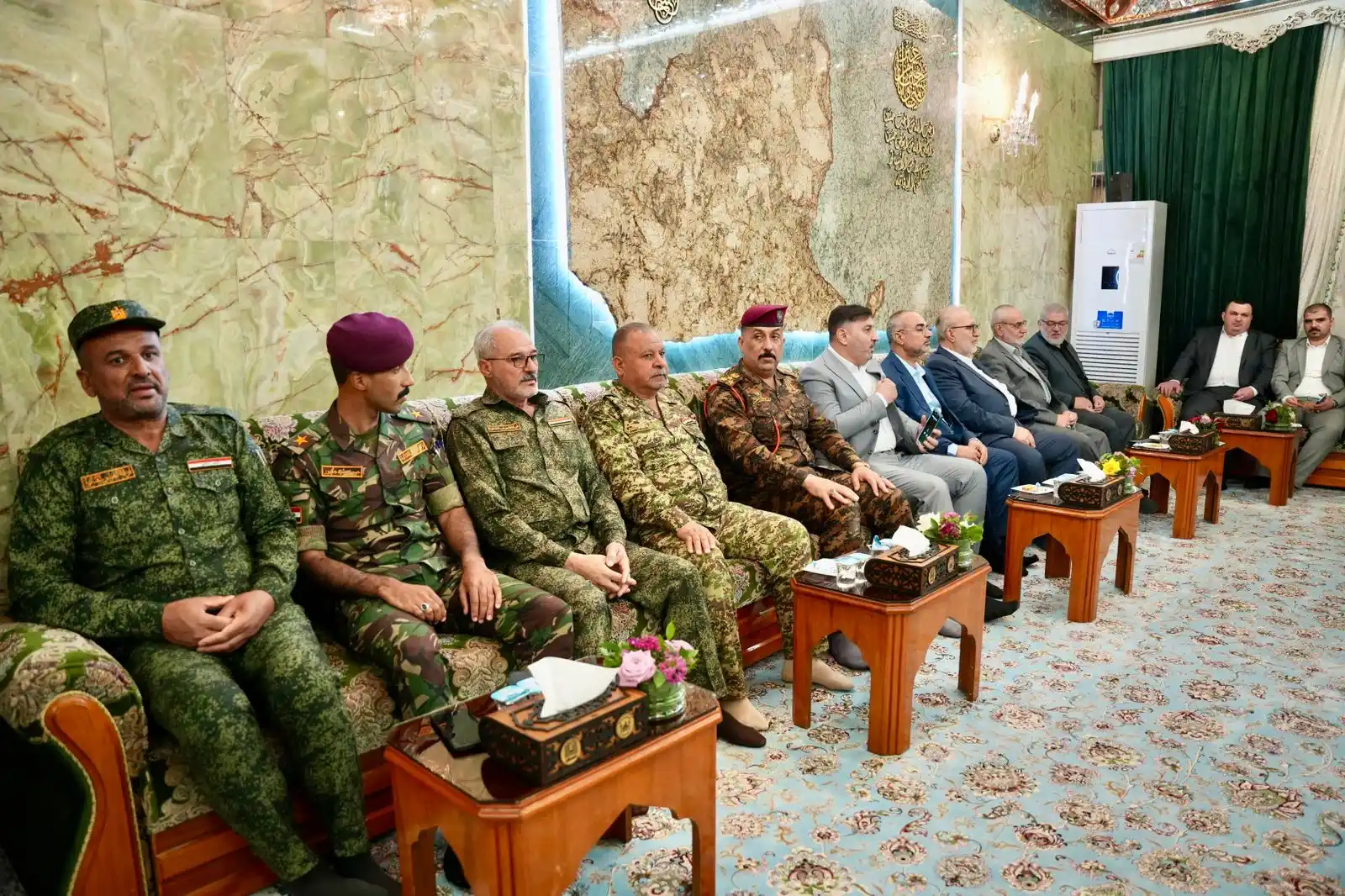 Image from فرقة العباس القتالية/ لواء 26: تغطية خاصة بعيد الأضحى المبارك... وفد من فرقة العباس القتالية يلتقي ب...