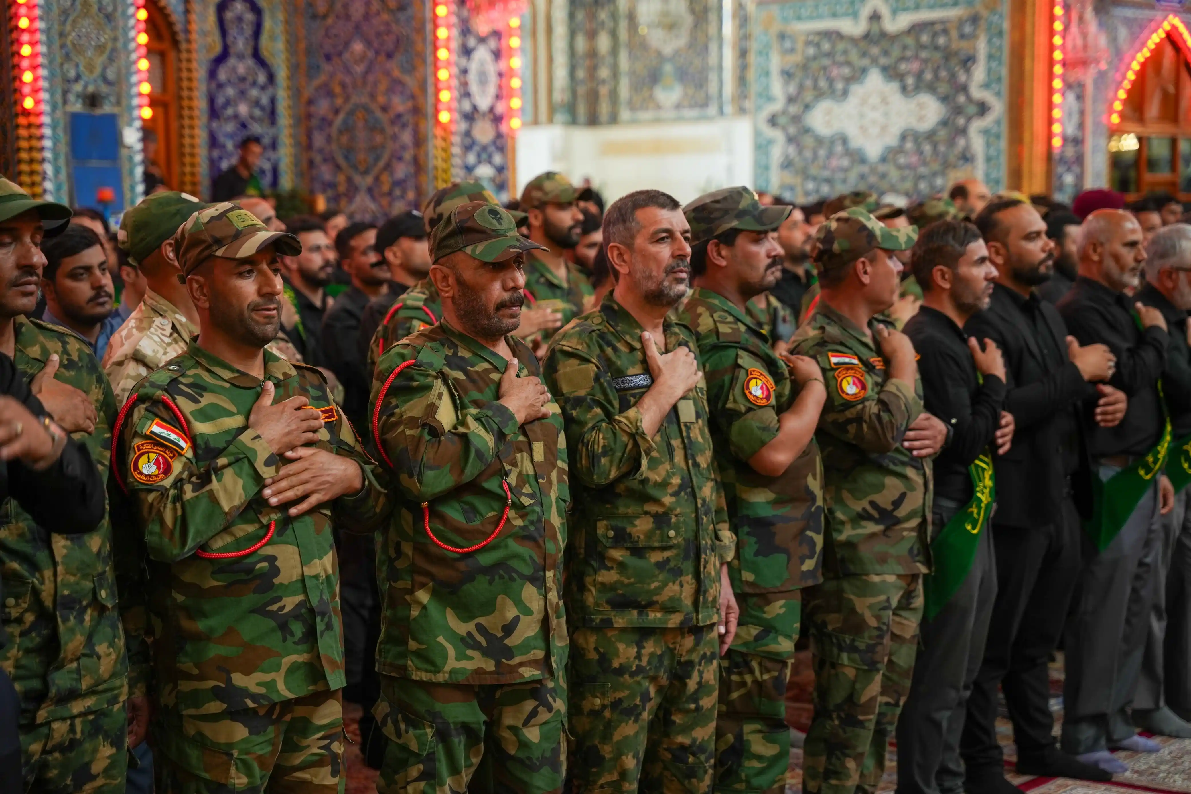 Image from فرقة العباس القتالية/ لواء 26: تغطية مصورة: فرقة العباس القتالية تشارك في موكب عزاء الإمام الحسين (ع...