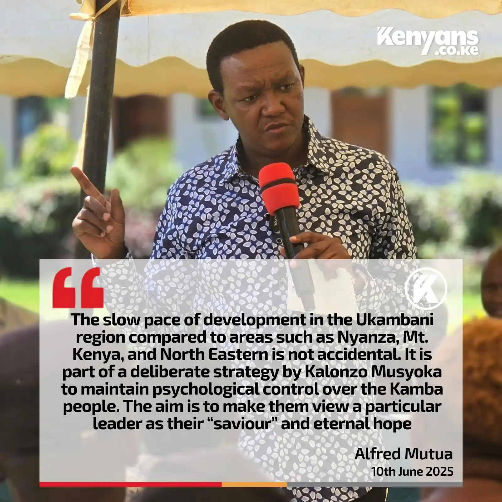 Image from Kenyans.co.ke: The slow pace of development in the Ukambani region is part of a delib...