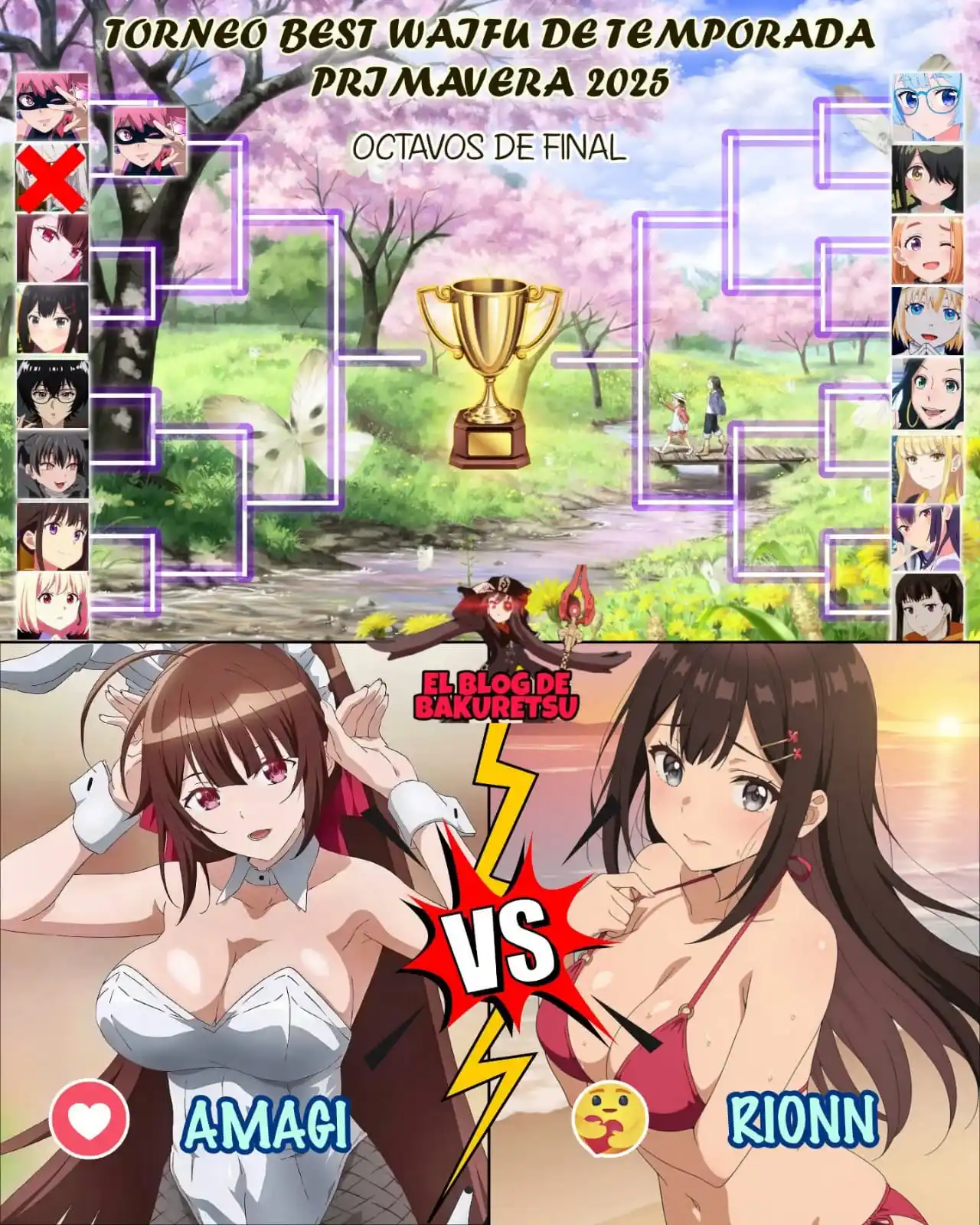 Image from CSC LAB - Anime Cast: 🏆"TORNEO DE BEST WAIFU DE TEMPORADA". PRIMAVERA-JAPÓN 2025. OCTAVOS D...