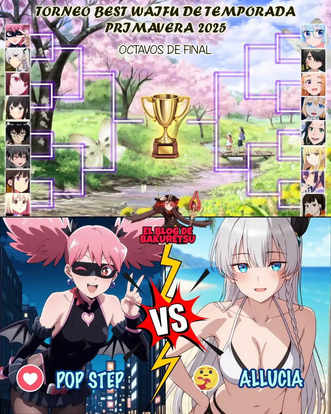 Image from CSC LAB - Anime Cast: 🏆"TORNEO DE BEST WAIFU DE TEMPORADA" PRIMAVERA-JAPÓN 2025. OCTAVOS DE...