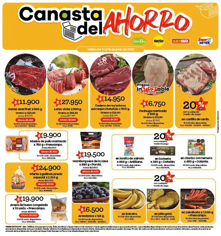 Image from Surtimax: Tu aliado del fin de semana es la *Canasta del ahorro* que te permite ...