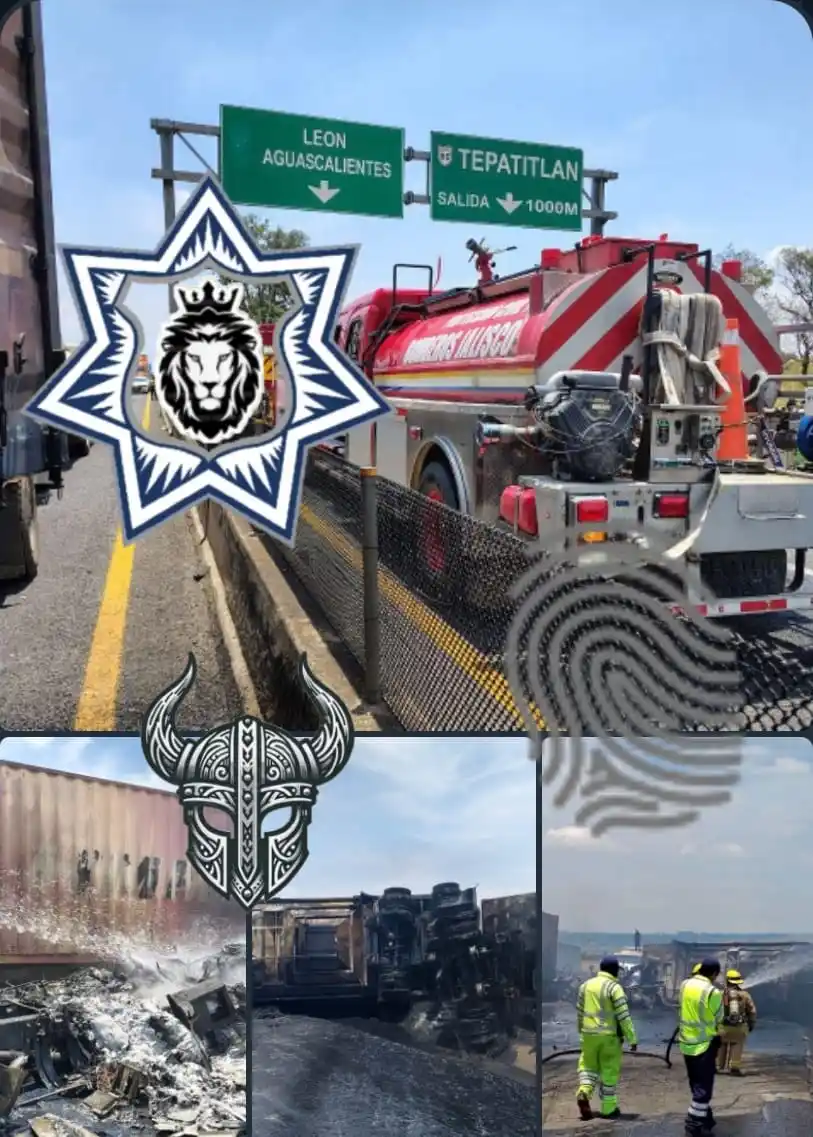 Image from N+ 👑 Fumanchu.Com⚜️: 🚔👮🚔👮 🚒🔥 Un fuerte choque e incendio entre tres vehículos pes...