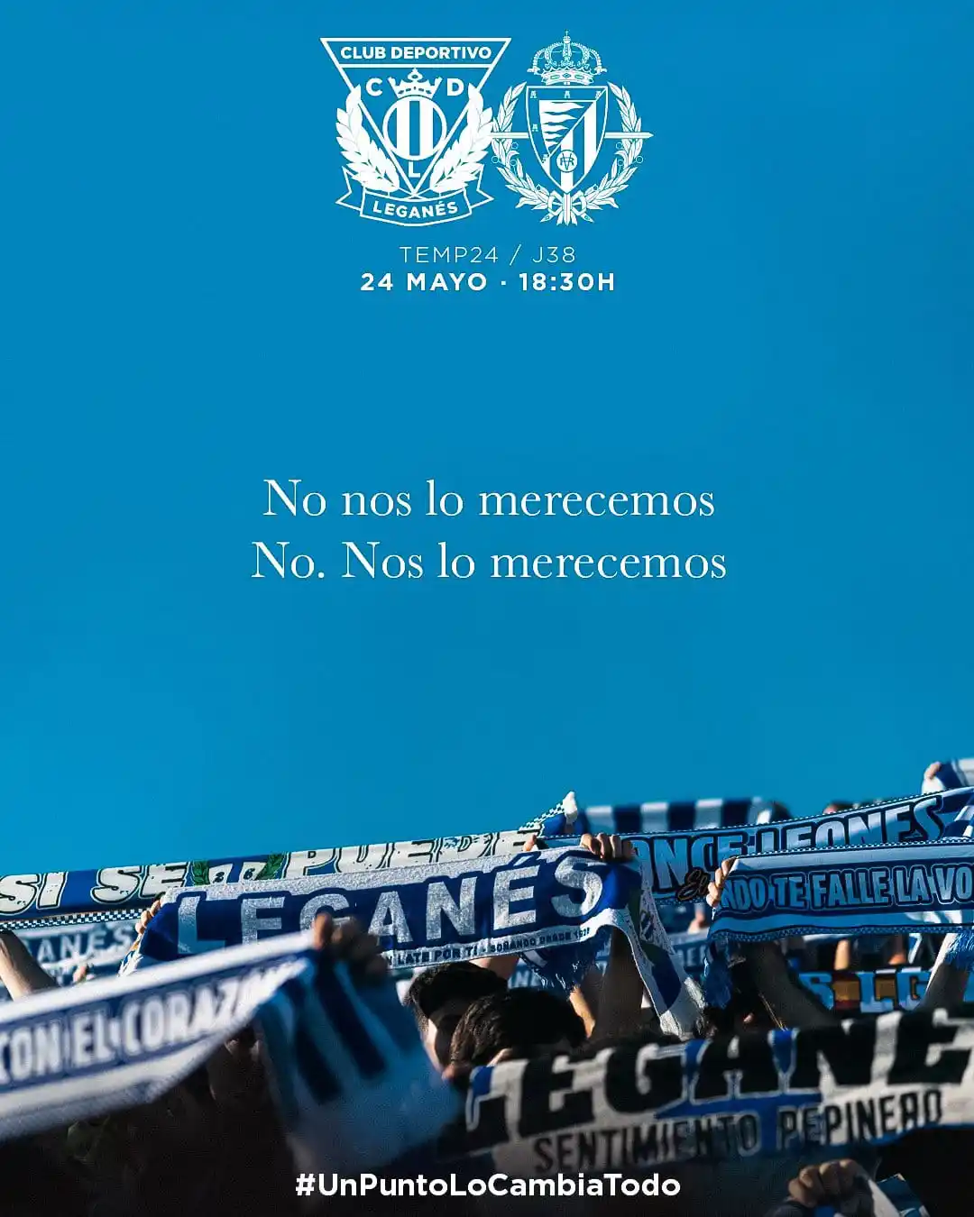 Image from CD Leganés: 🖼️ Un punto lo cambia todo. <a class="text-blue-500 hover:underline ...