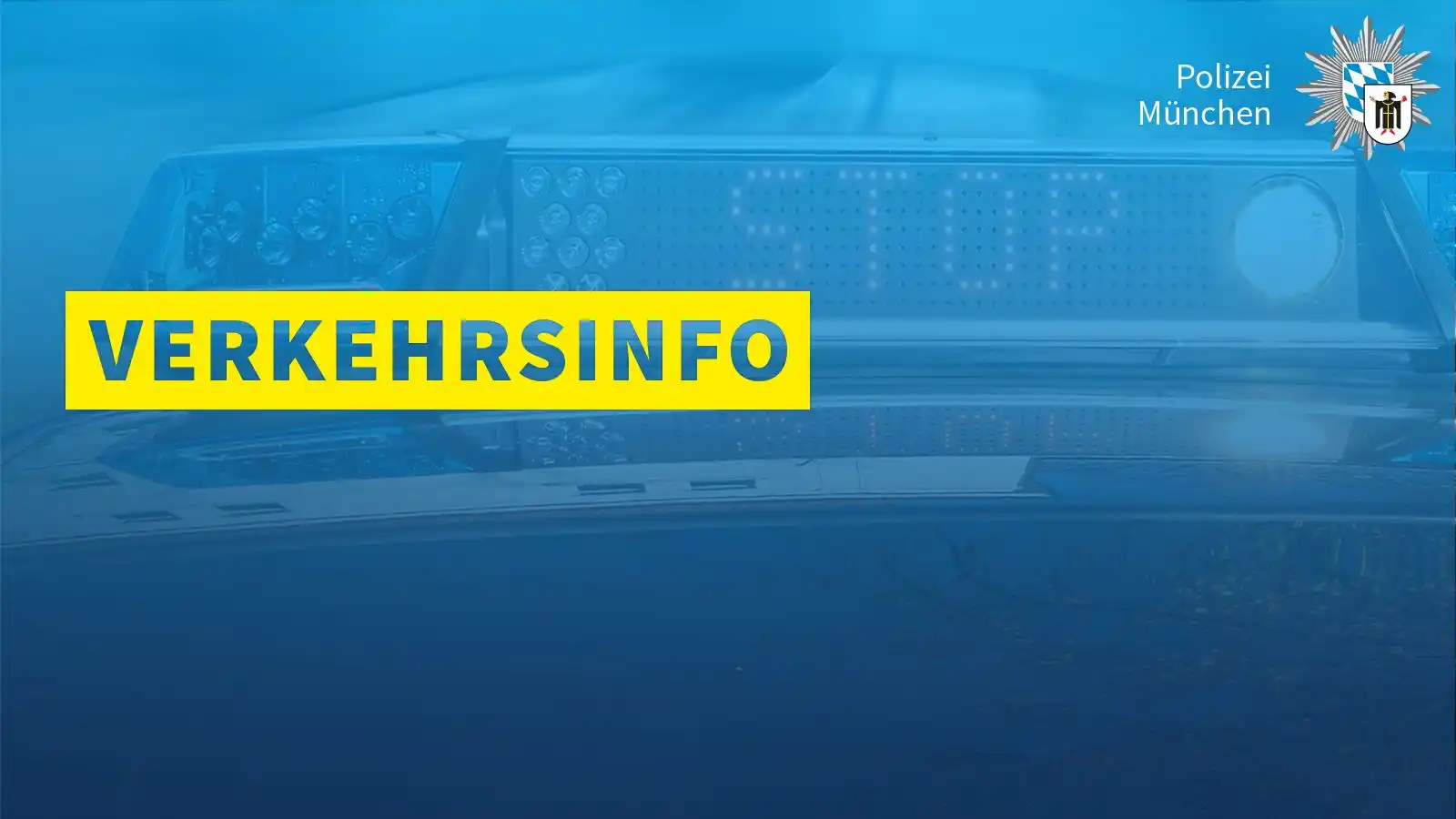 Image from Polizei München: *Verkehrsinfo - Sperrung Chiemgaustraße* Die Chiemgaustraße ist zwisc...