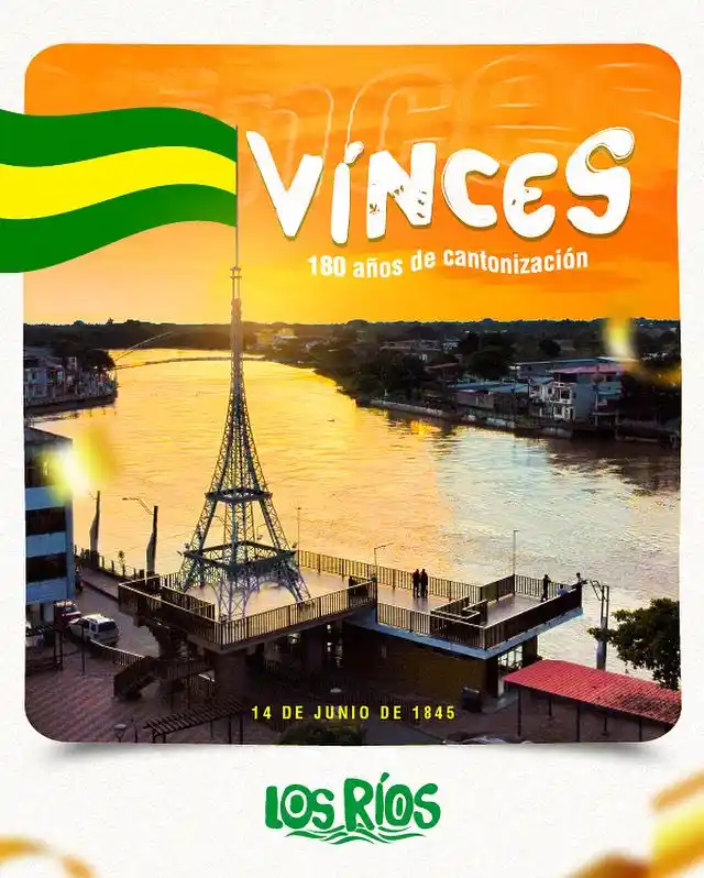 Image from Prefectura de Los Ríos: 📣VIVA VINCES 🔗https://www.facebook.com/share/p/12MLz8VJYWZ/?mibextid...