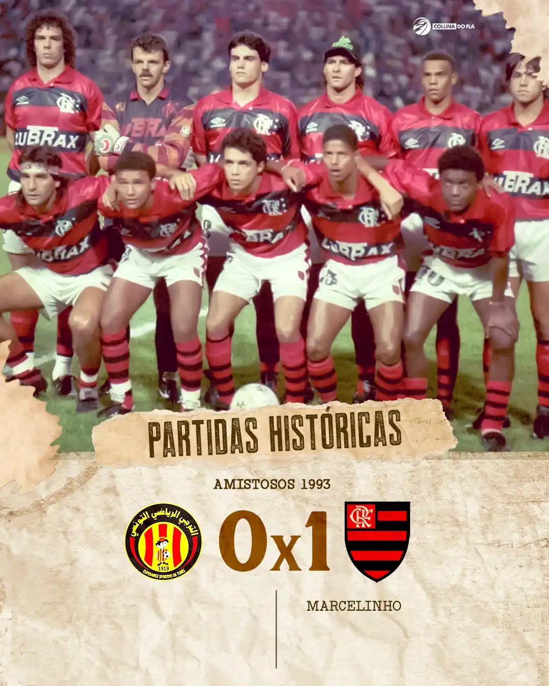 Image from Coluna do Fla | FLAMENGO: VOCÊ SABIA? 🤔🔴⚫ O confronto entre Flamengo e Espérance pela Copa do...
