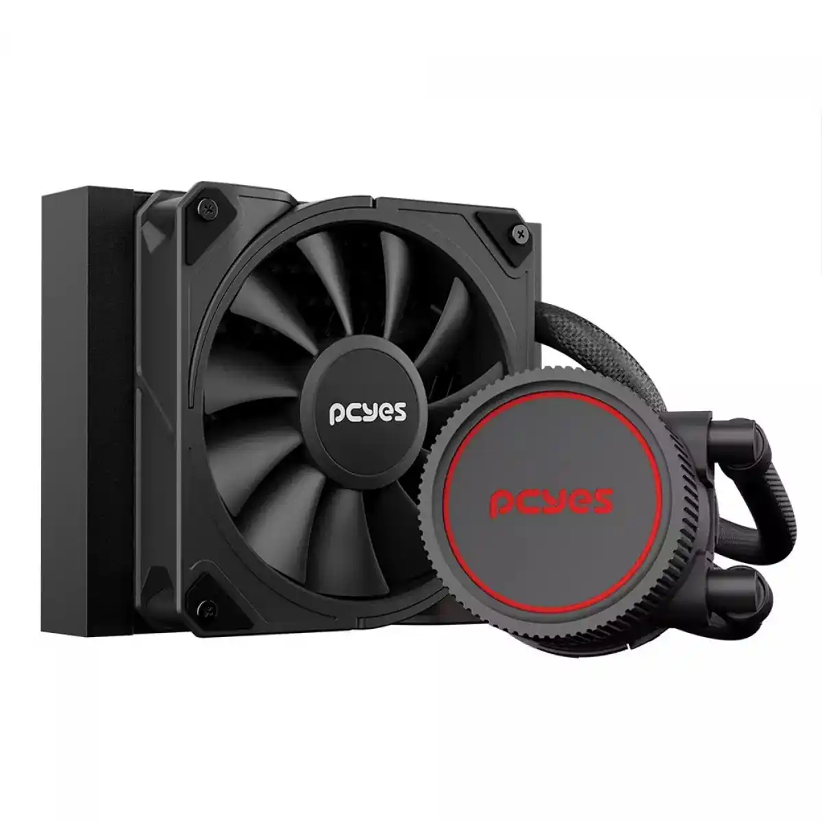 Image from Ofertas Terabyte!: 💧 Water Cooler PCYes Sangue Frio 3 Black Vulcan 120mm Design discreto...