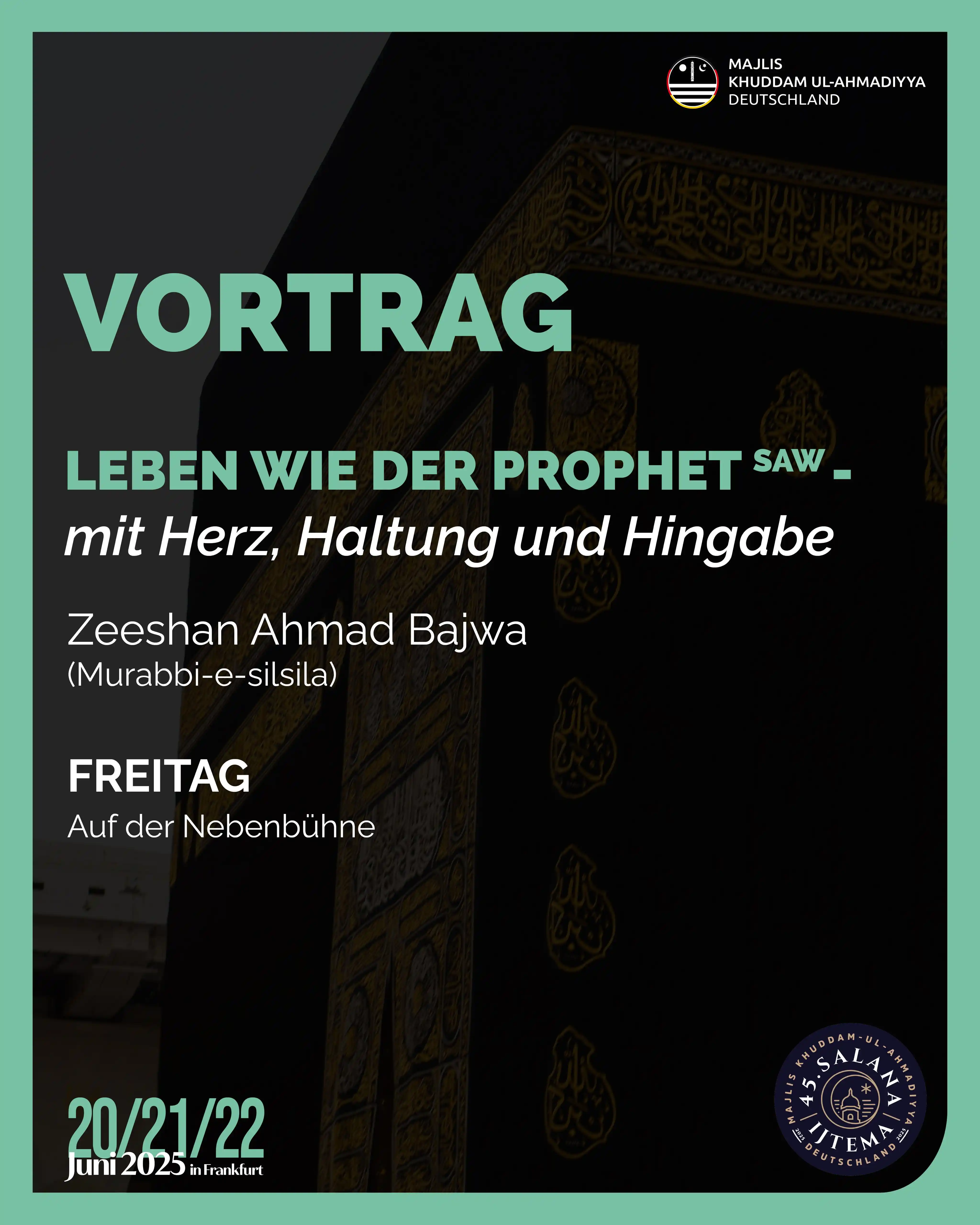 Image from Khuddam News: 📖 Wie lebte der Heilige Prophet Muhammad (saw) – und was heißt das fü...