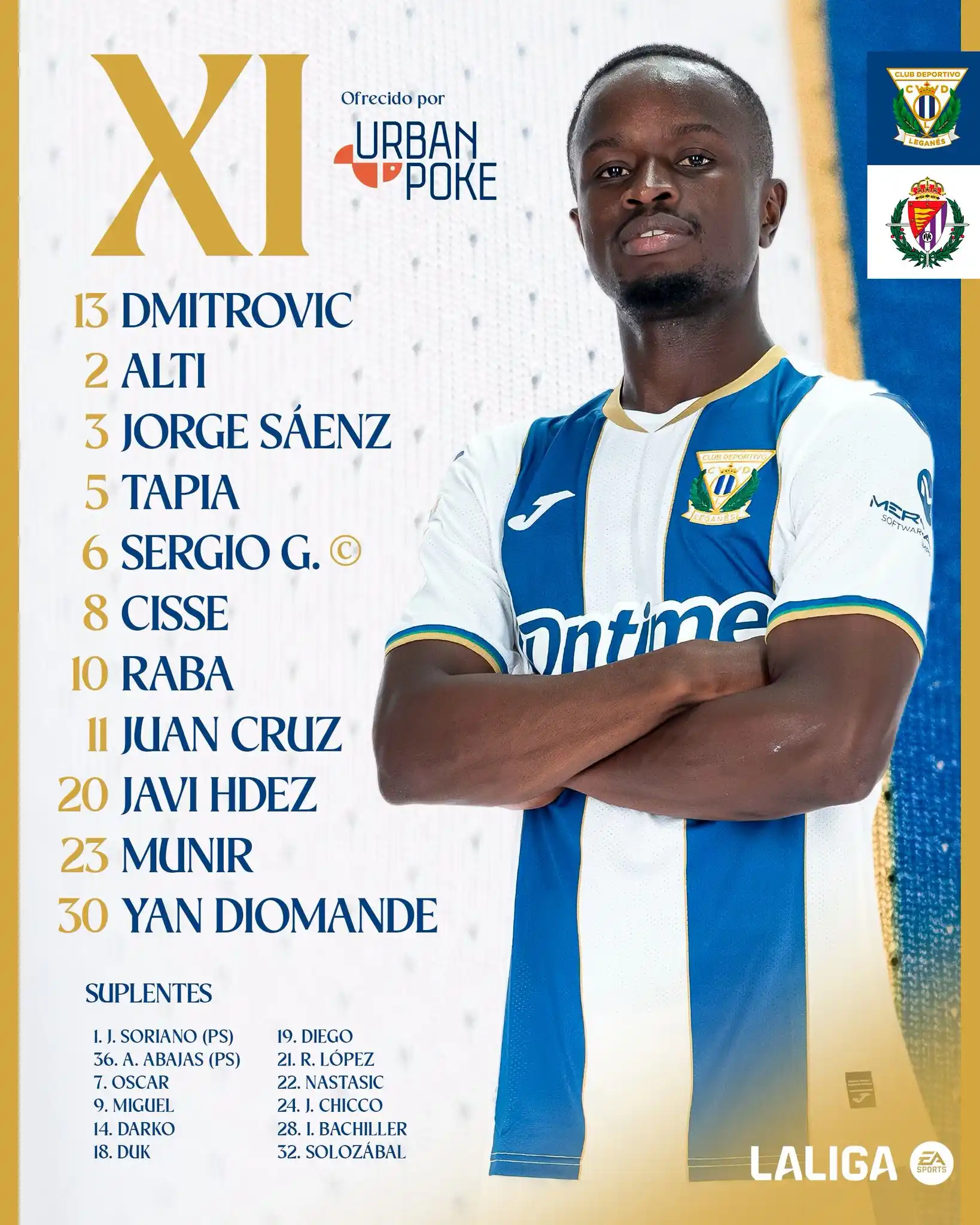 Image from CD Leganés: XI 🤍💙 <a class="text-blue-500 hover:underline cursor-pointer" href=...