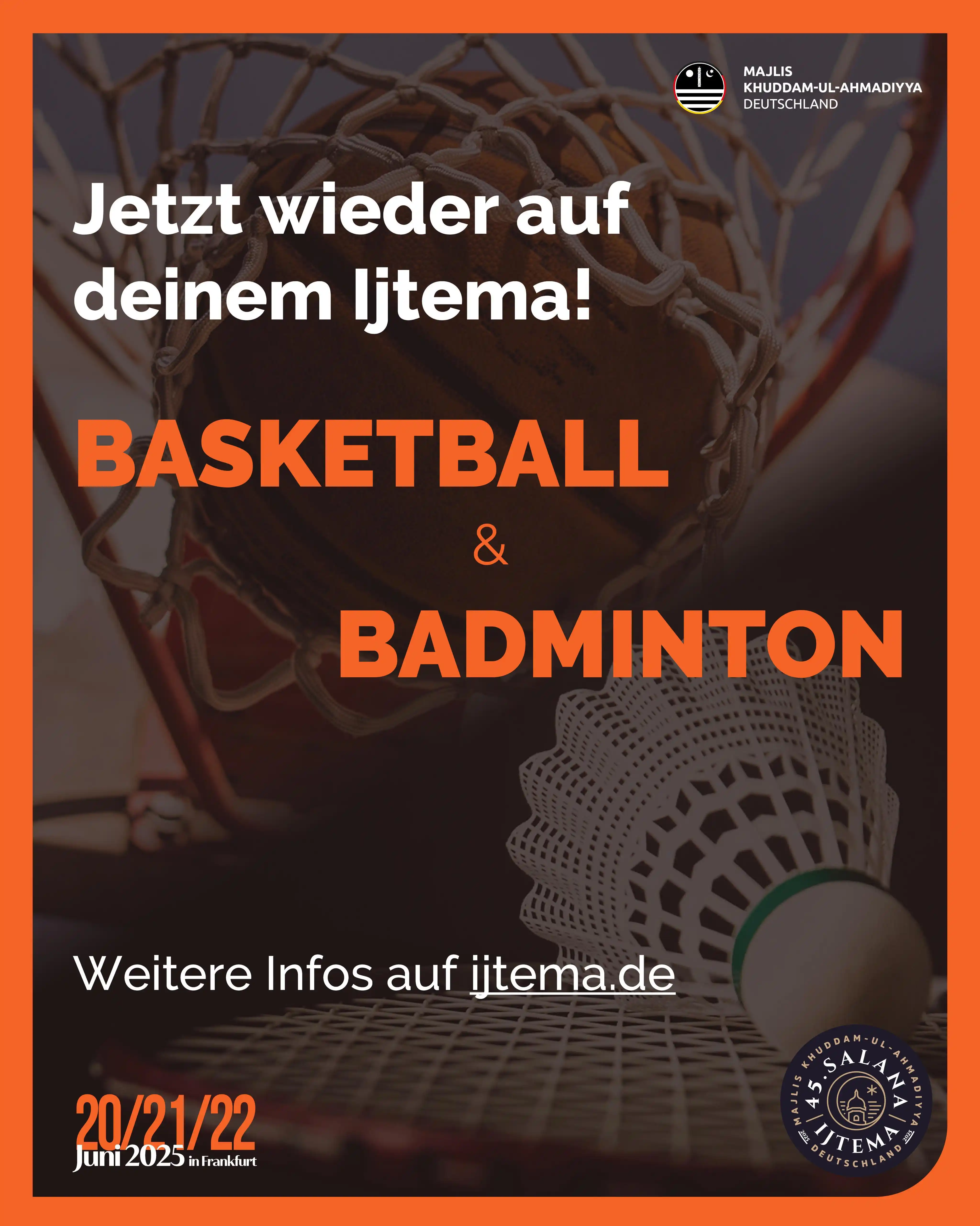 Image from Khuddam News: 📋 Zurück im Programm: Zwei Sportarten, zwei Herausforderungen – Baske...