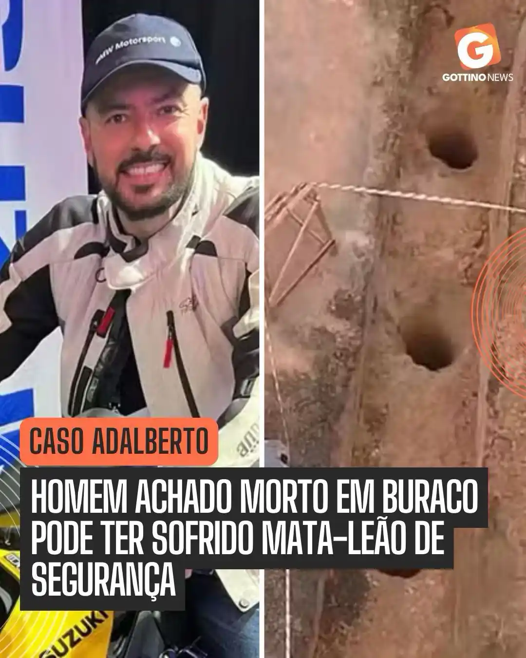 Image from Gottino News: 👉A Polícia Civil de São Paulo investiga se Adalberto Amarilio Junior,...