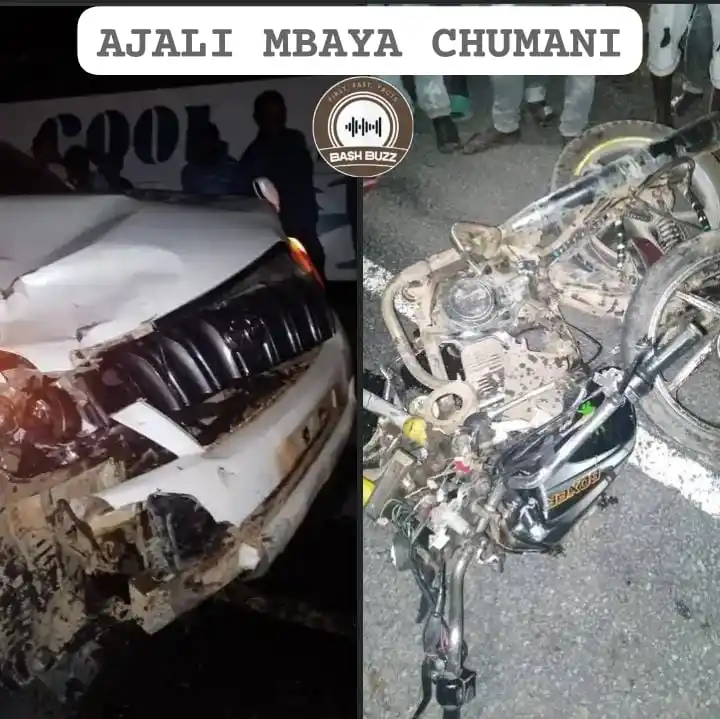Image from BashBuzz: *AJALI MBAYA YATOKEA CHUMANI* Ajali mbaya imefanyika eneo la Kararacha...