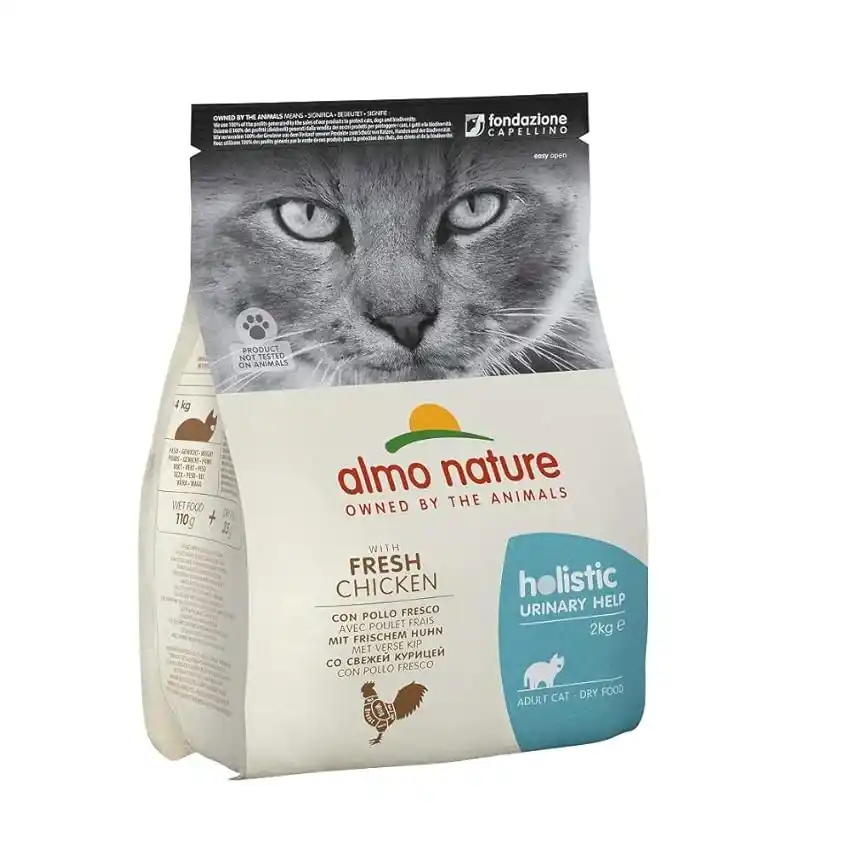 Image from Supermercato Sottocasa: 👀 almo nature Urinary Help, Crocchette per Gatti Adulti con Pollo Fre...