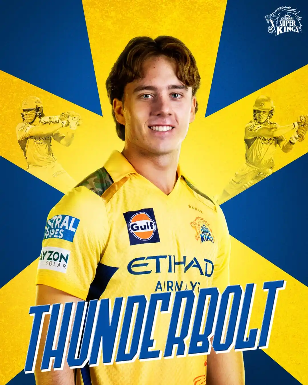 Image from Chennai Super Kings: B for Brevis! 🦁 B for Blast! 🔥 <a class="text-blue-500 hover:unde...