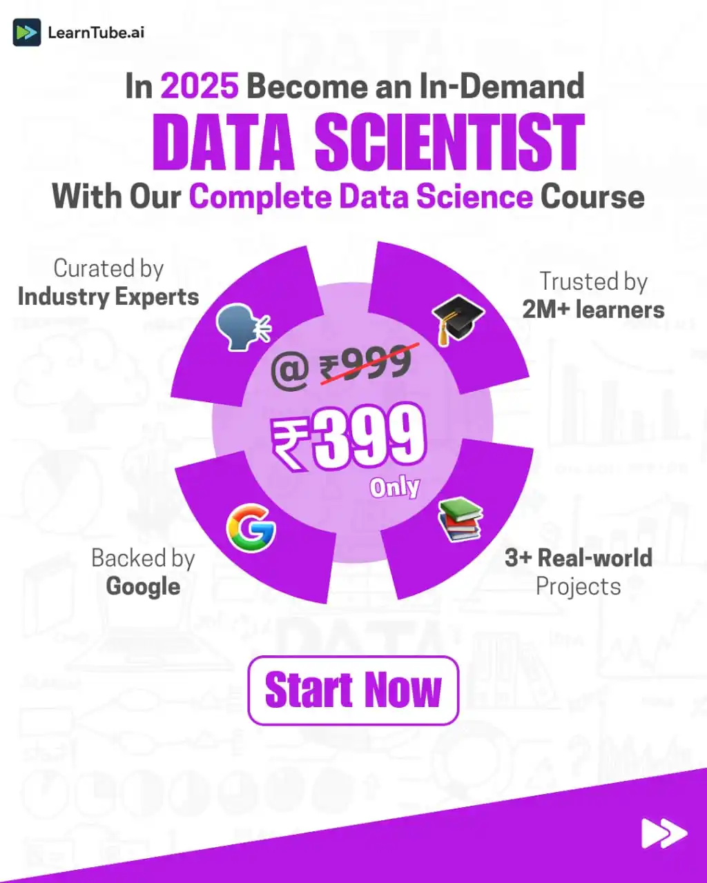 Image from Tech_updates: 🌟 Become a Certified Data Scientist just in ₹399/- with Learntube bac...